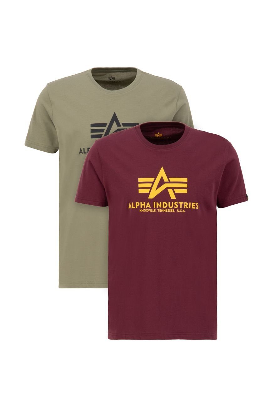 Alpha Industries T-Shirt Basic T 2 Pack (2-tlg)