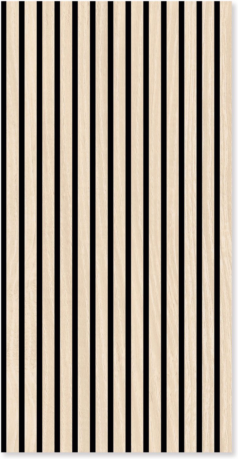Architects Paper Schallschutzpaneel A.S. Création Modular Wall Akustikpaneel Holzlamellen Eiche, BxL: 52x104 cm, (1-tlg) Echtholzfurnier auf rPET-Filz mit Schallabsorptionsklasse E