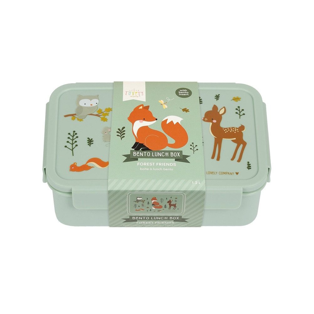 A Little Lovely Company Lunchbox Bento Lunchbox, PP, Mit herausnehmbarem Unterteilungsfach