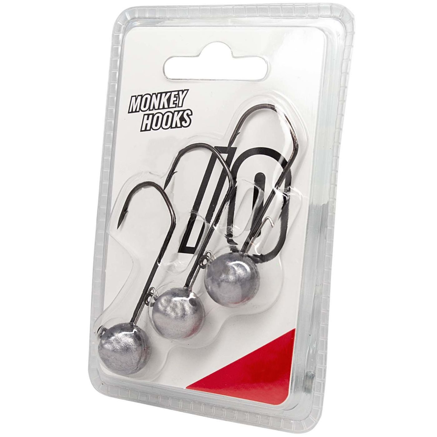 Monkey Lures by Big L Jighaken Monkey Lures Hook Raw - 3 Jighaken
