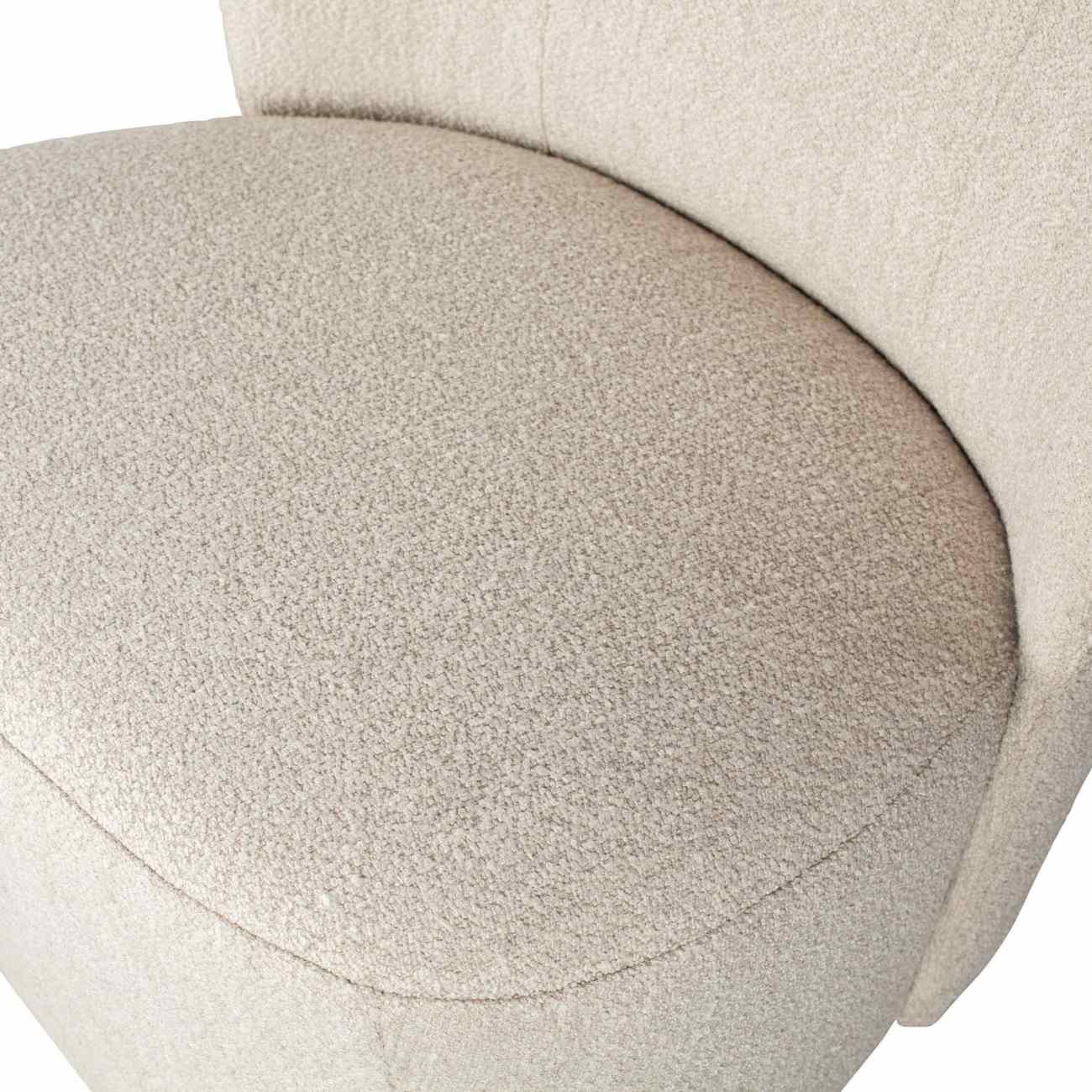vtwonen Sessel Lofty aus Boucle-Stoff, Natur günstig online kaufen