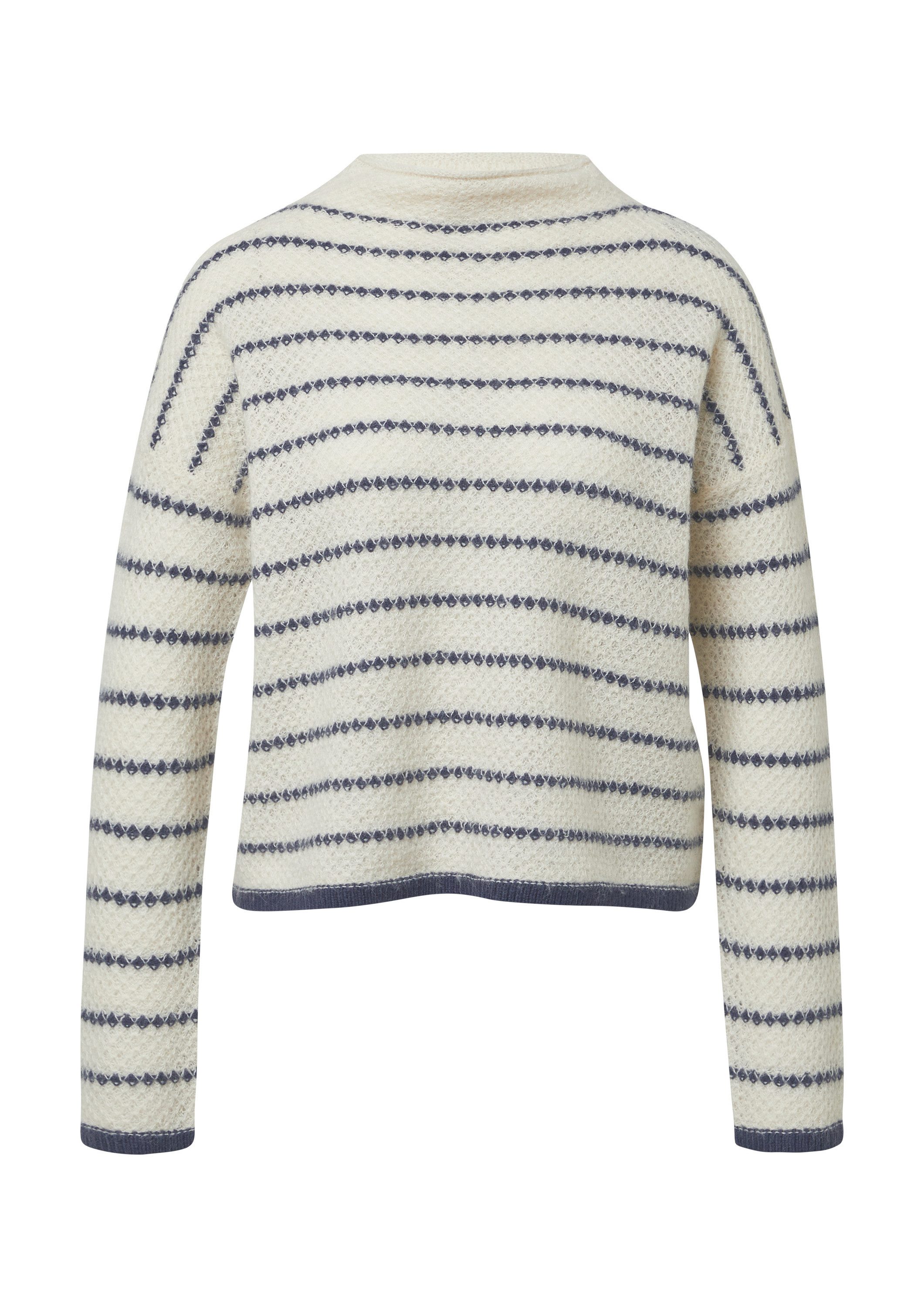 s.Oliver Longpullover Strickpullover Softer Strickpullover aus Alpakamix