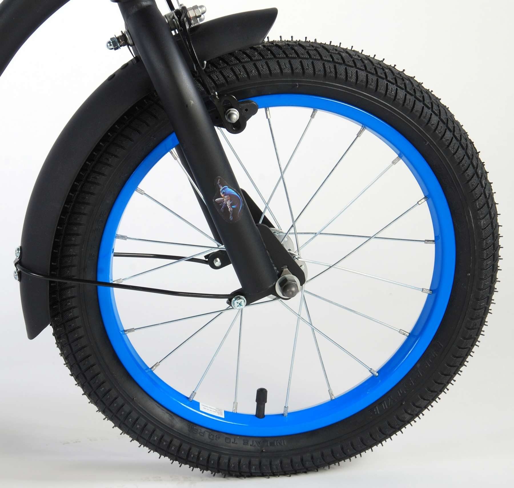 Kinderrad - DC Gang, TPFSports Kinderfahrrad 1 Batman Handbremse, Jungen ohne Jugend - 16 Zoll Schwarz (Jungsfahrrad Sicherheitsgriffe), Zoll Rücktritt 16 und - - Fahrrad - Schaltung Kinder Jungsfahrrad