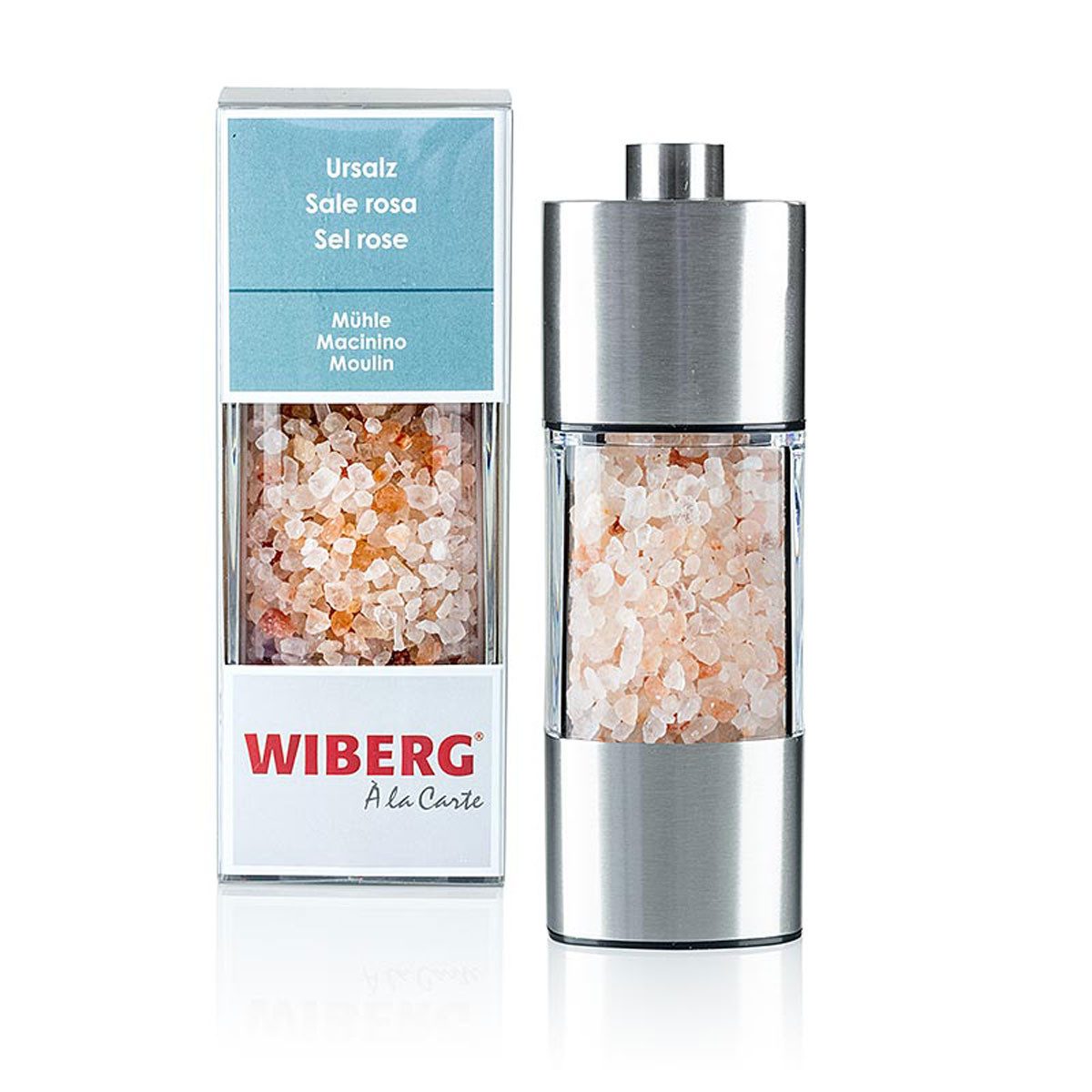 WIBERG Gewürz, Wiberg Mühle mit Ursalz grob 14cm Höhe Keramik Mahlwerk 140g