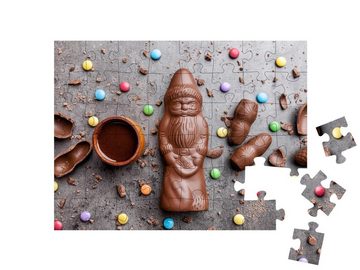 puzzleYOU Puzzle Köstliche Schokolade zu Weihnachten, 48 Puzzleteile, puzzleYOU-Kollektionen Festtage