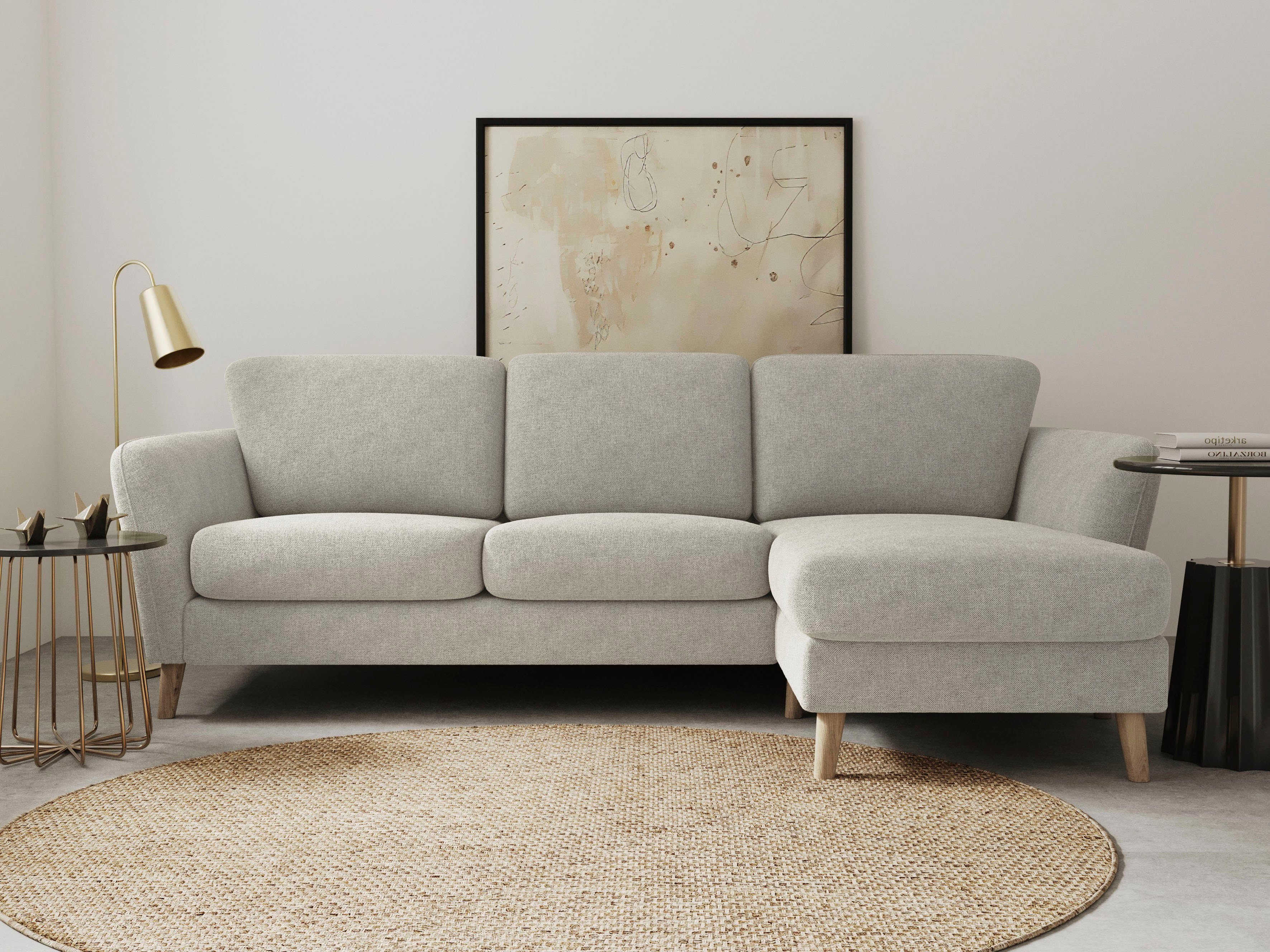 Home affaire Ecksofa "MARSEILLE (242/152cm),L-Form, Rec. rechts/links", Mas günstig online kaufen