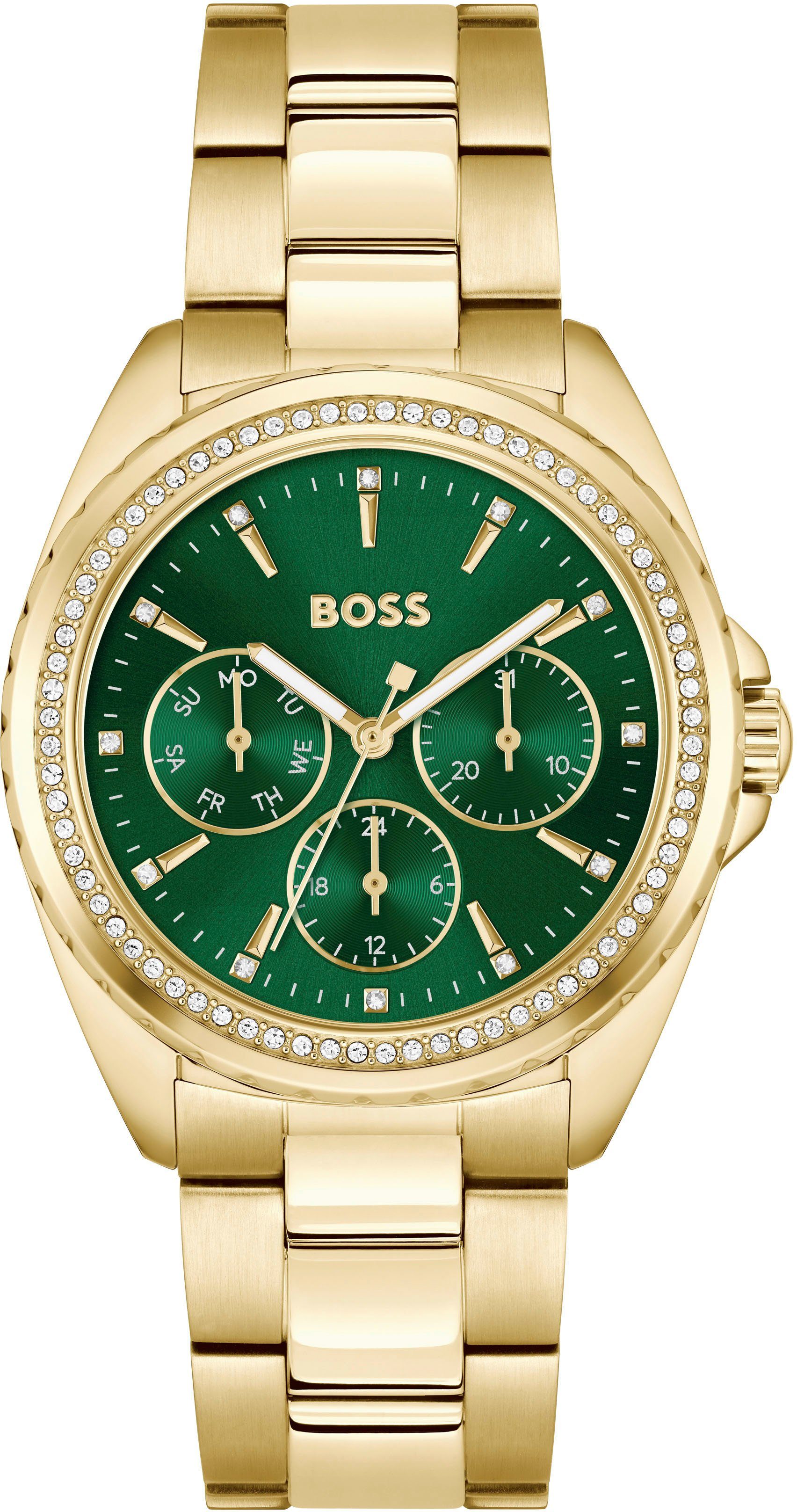 BOSS Multifunktionsuhr ATEA 1502714, Quarzuhr, Damenuhr, günstig online kaufen