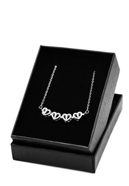 Novux Edelstahlkette Four Leaf Clover Stainless Steel Necklace (1-tlg), aus Baumwolle