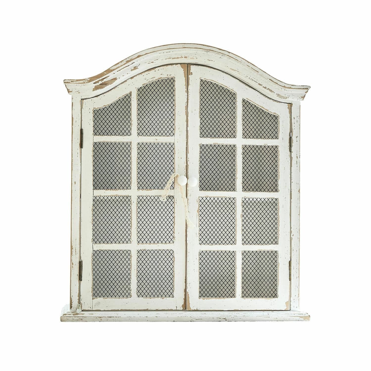 Mirabeau Wandregal Wandschrank Monthelie antikweiß