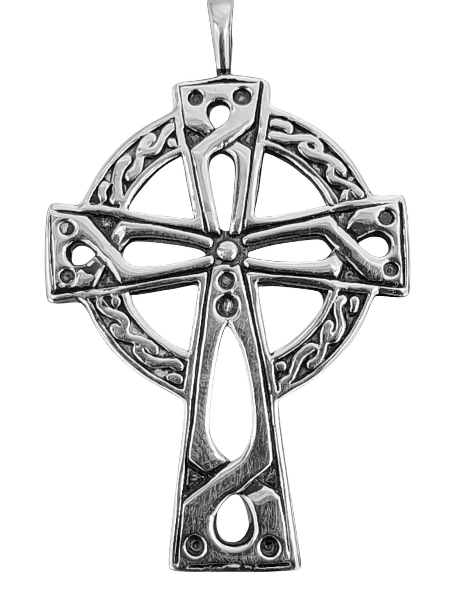 Kettenanhänger Keltenkreuz Anhänger aus Edelstahl keltisches Kreuz Radkreuz