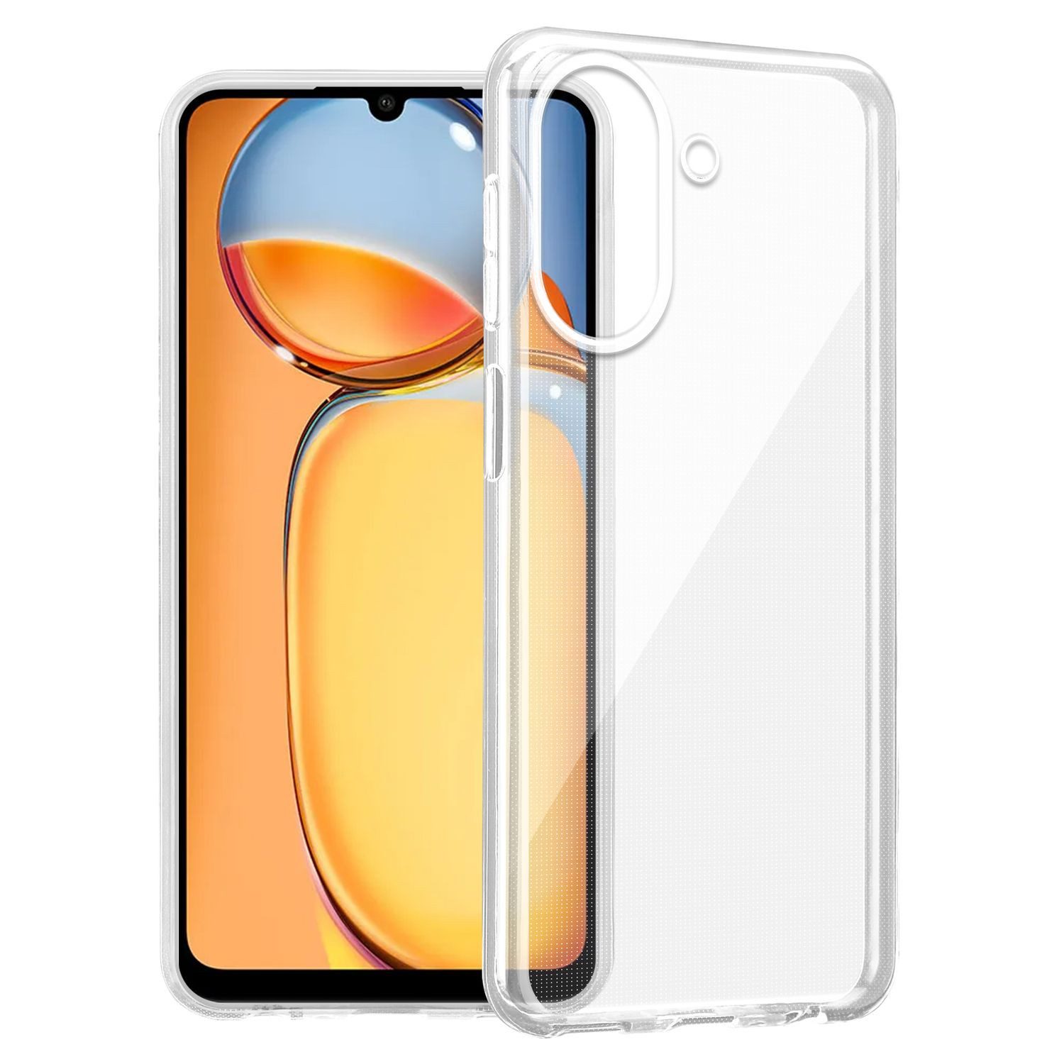 Cadorabo Handyhülle für Xiaomi Redmi 13C / Poco C65 Hülle Xiaomi Redmi 13C / Poco C65, Hülle TPU Silikon Handy Schutzhülle Slim Transparent Case Cover