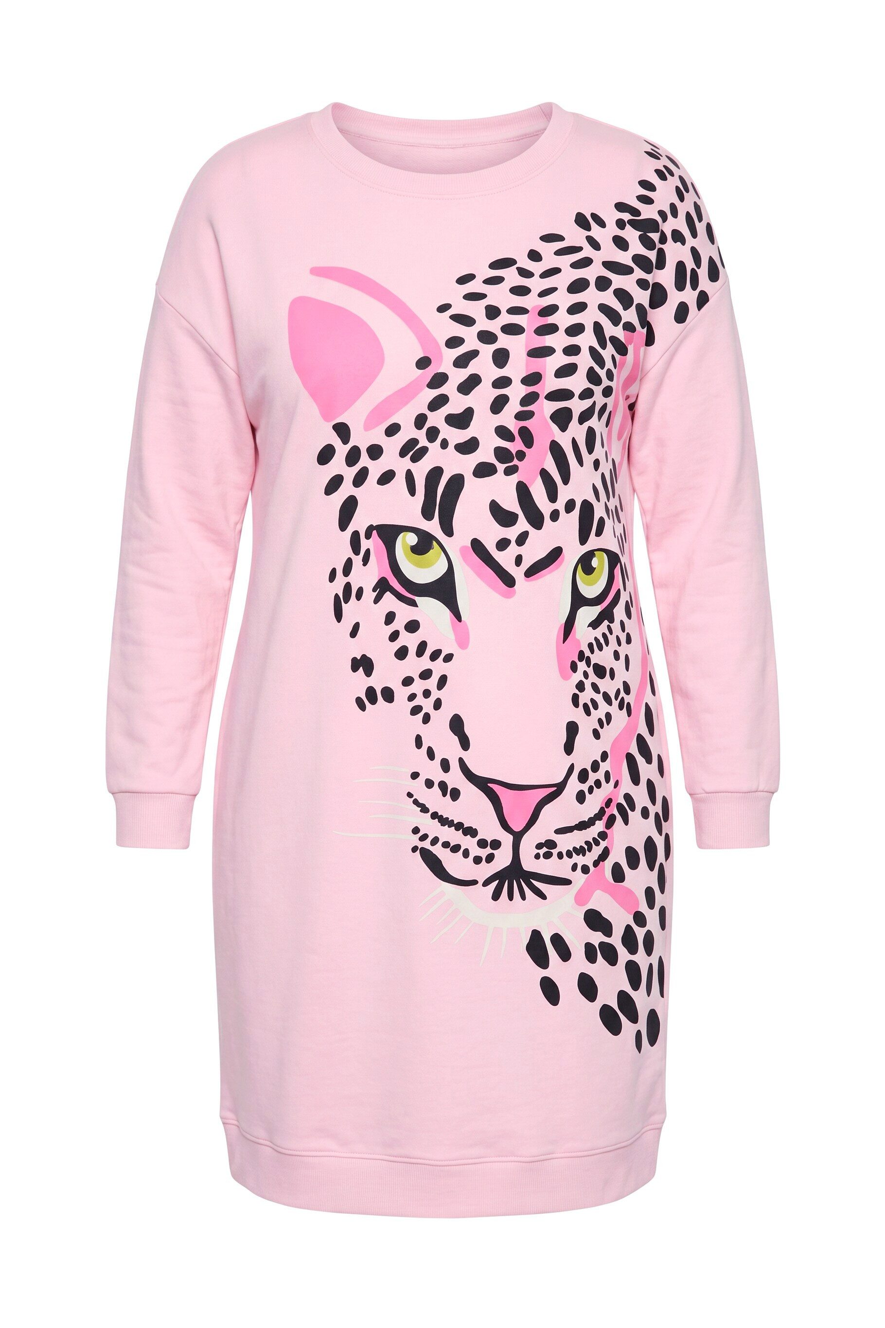 MIAMODA Sweatshirt Long-Sweatshirt oversized XL Leo-Kopf