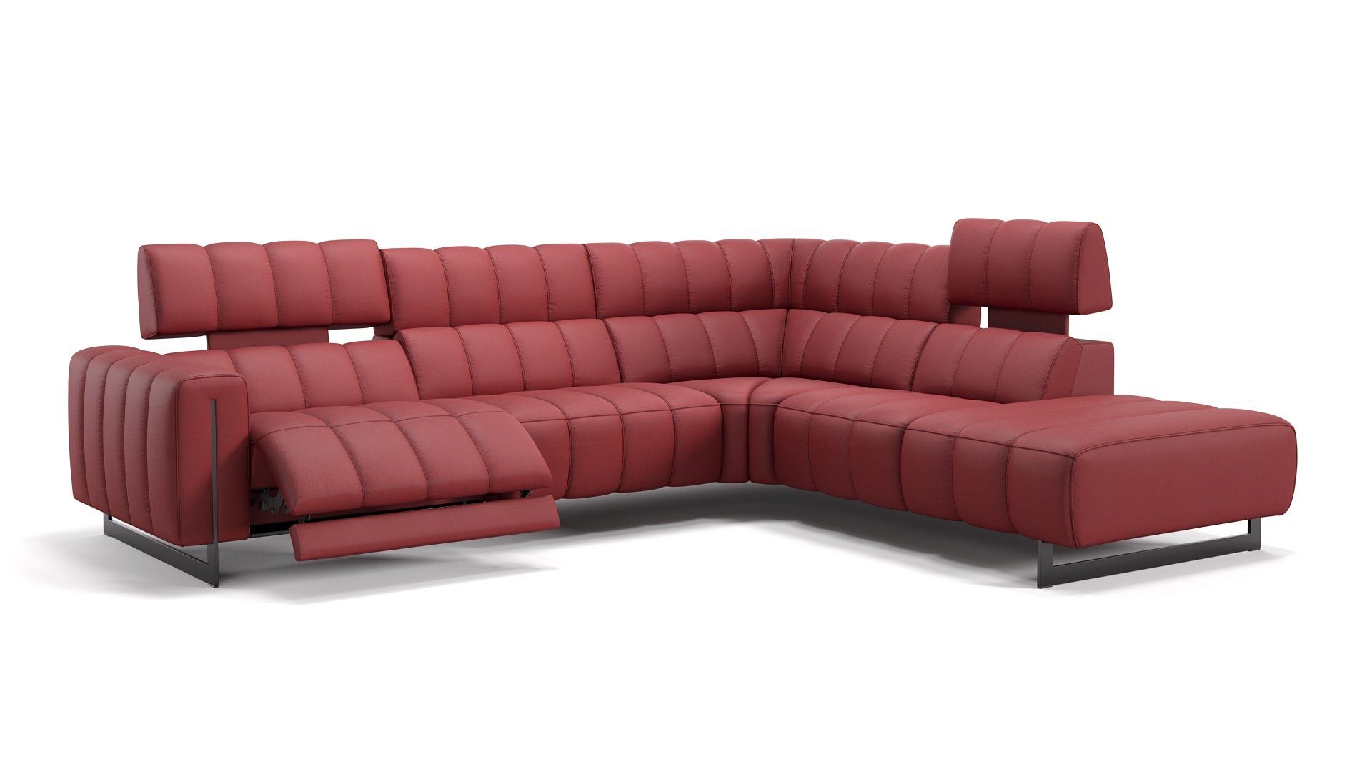 Sofanella Wohnlandschaft Leder VENETO, Wohnlandschaft, Ecksofa, Sofalandschaft, XXL Sofa, Leder Sofas
