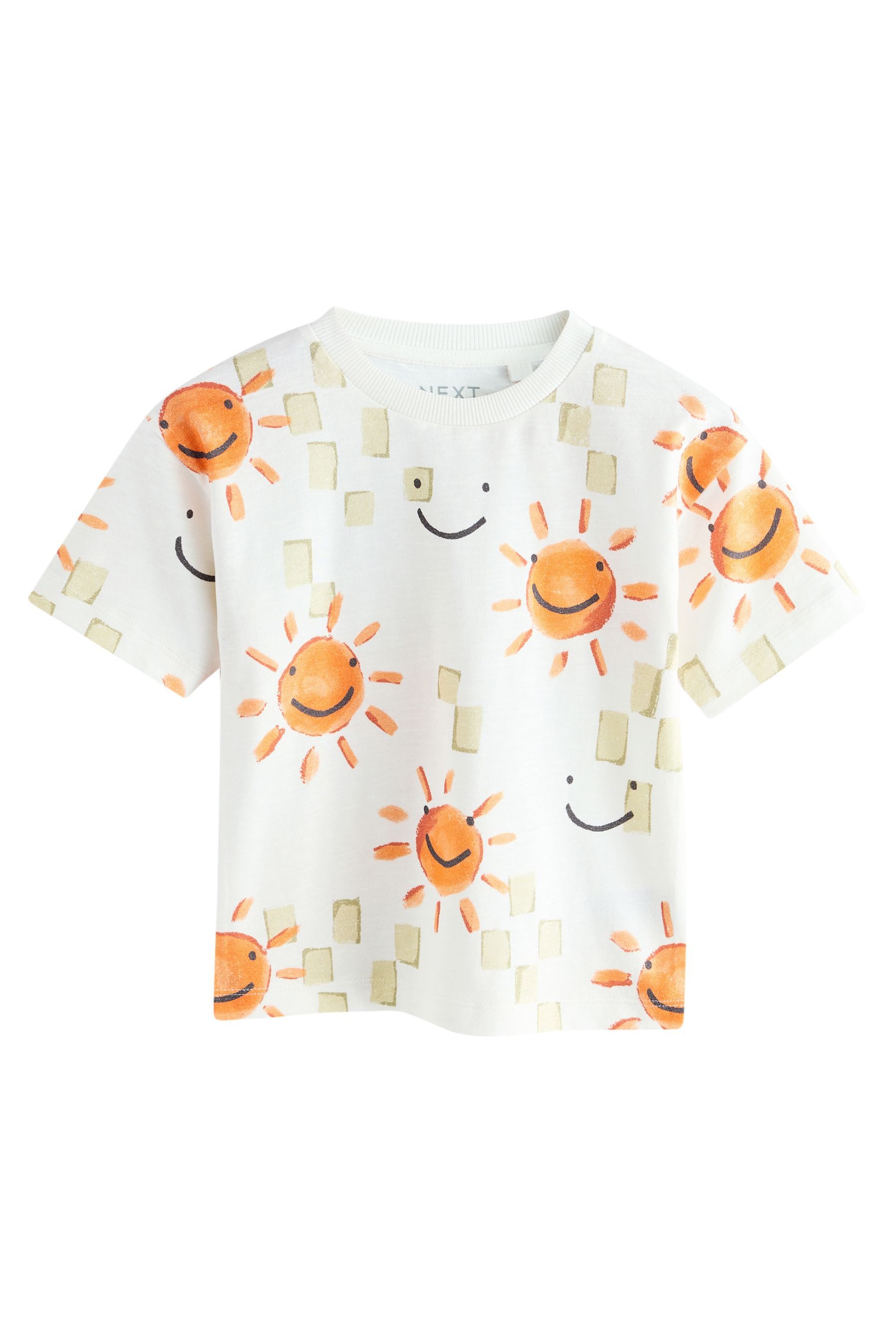 Next T-Shirt Kurzarm-T-Shirt mit durchgehendem Print günstig online kaufen