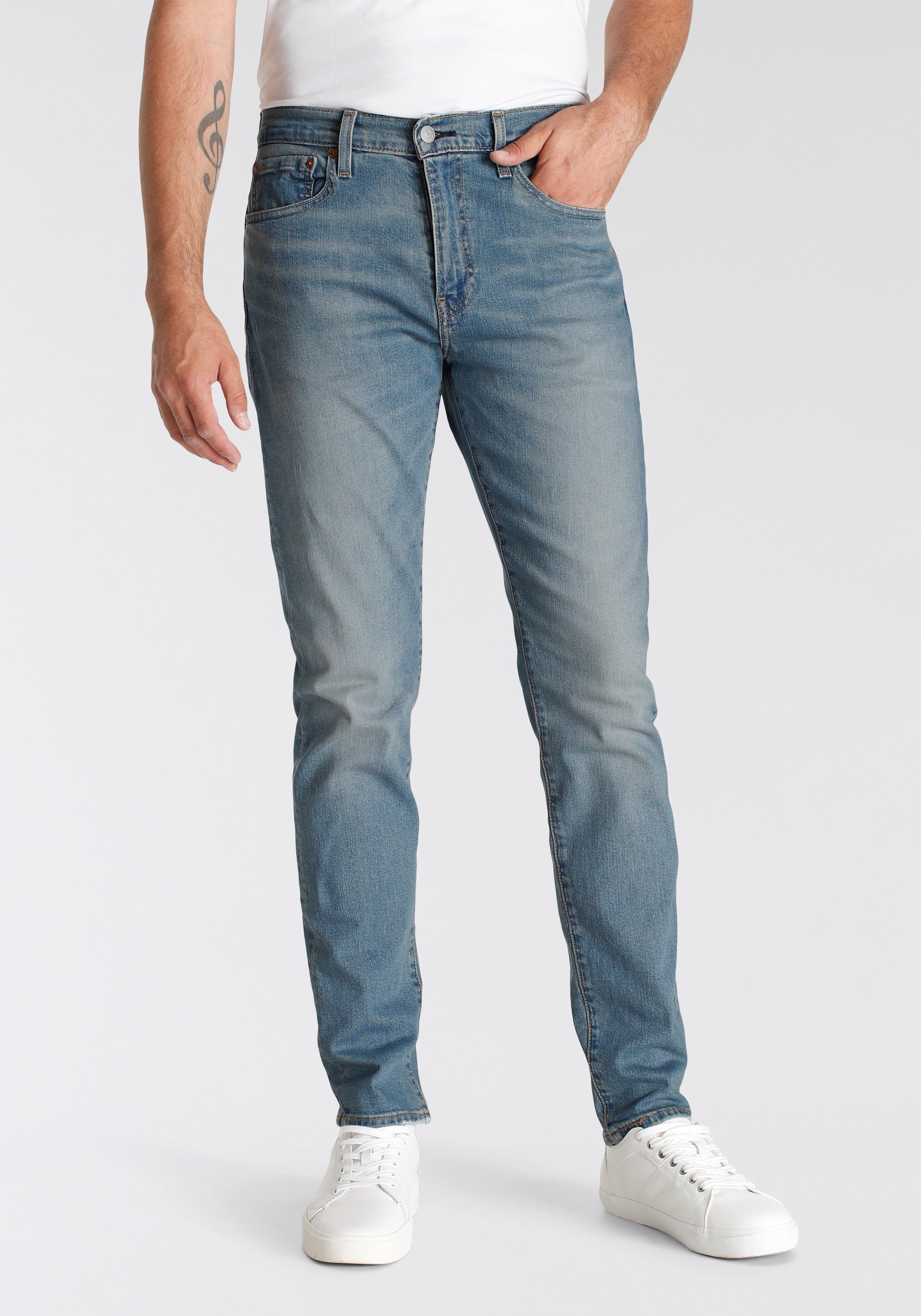 Levi's® Tapered-fit-Jeans 512 Slim Taper Fit mit Markenlabel pelican rust
