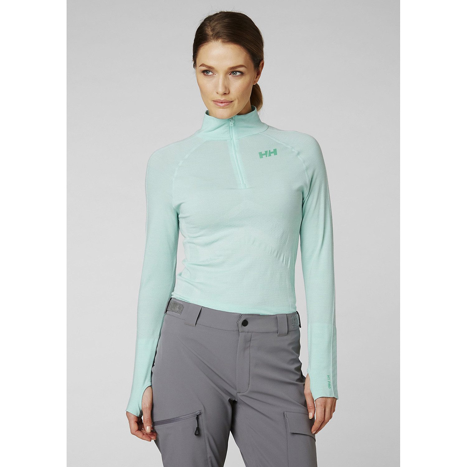 Helly Hansen Longsleeve Sweatshirt W H1 Pro Lifa Seamless 1 / 2 Zip
