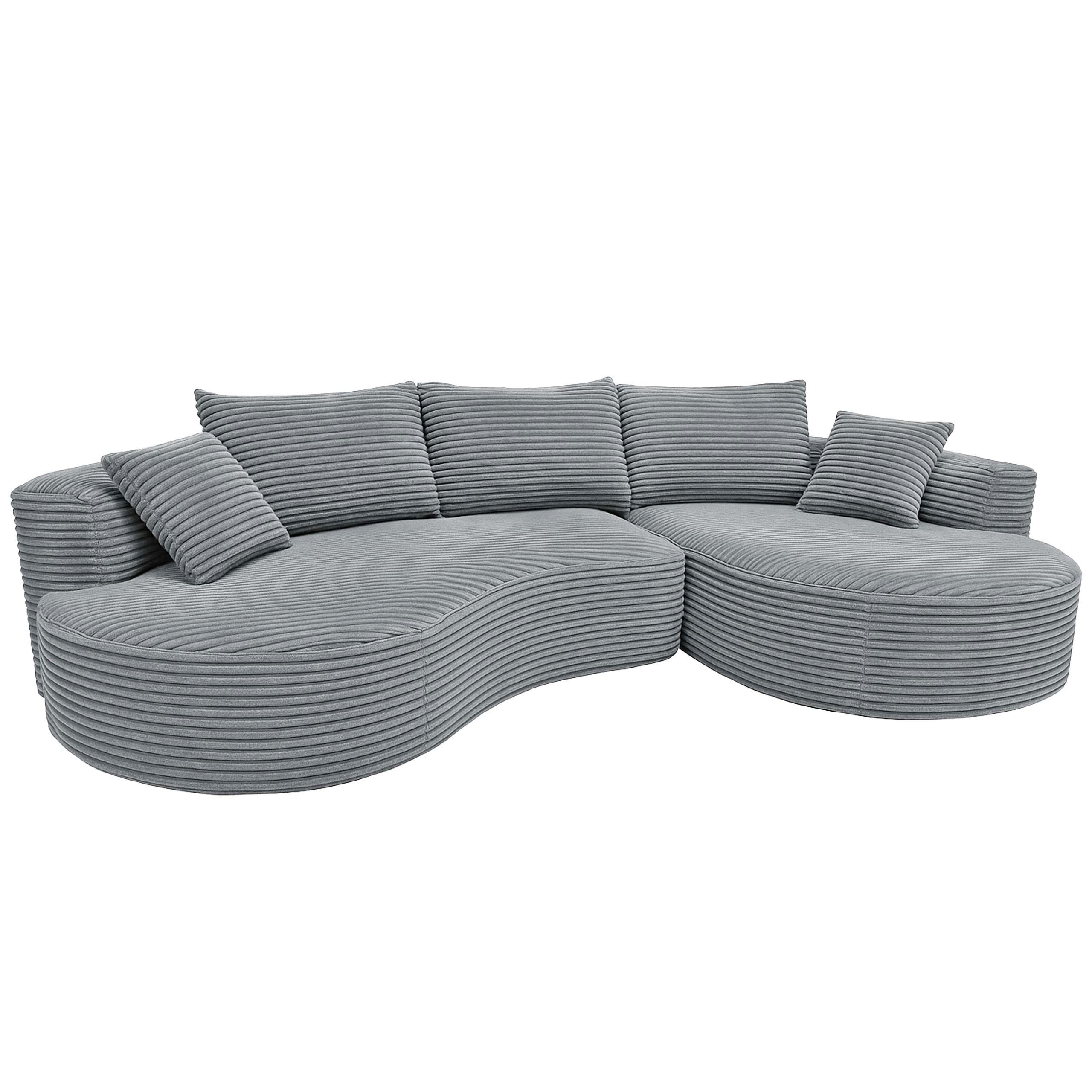 MCW Loungesofa MCW-P19, Rutschfeste Unterseite, Polsterung aus Taschenfeder günstig online kaufen