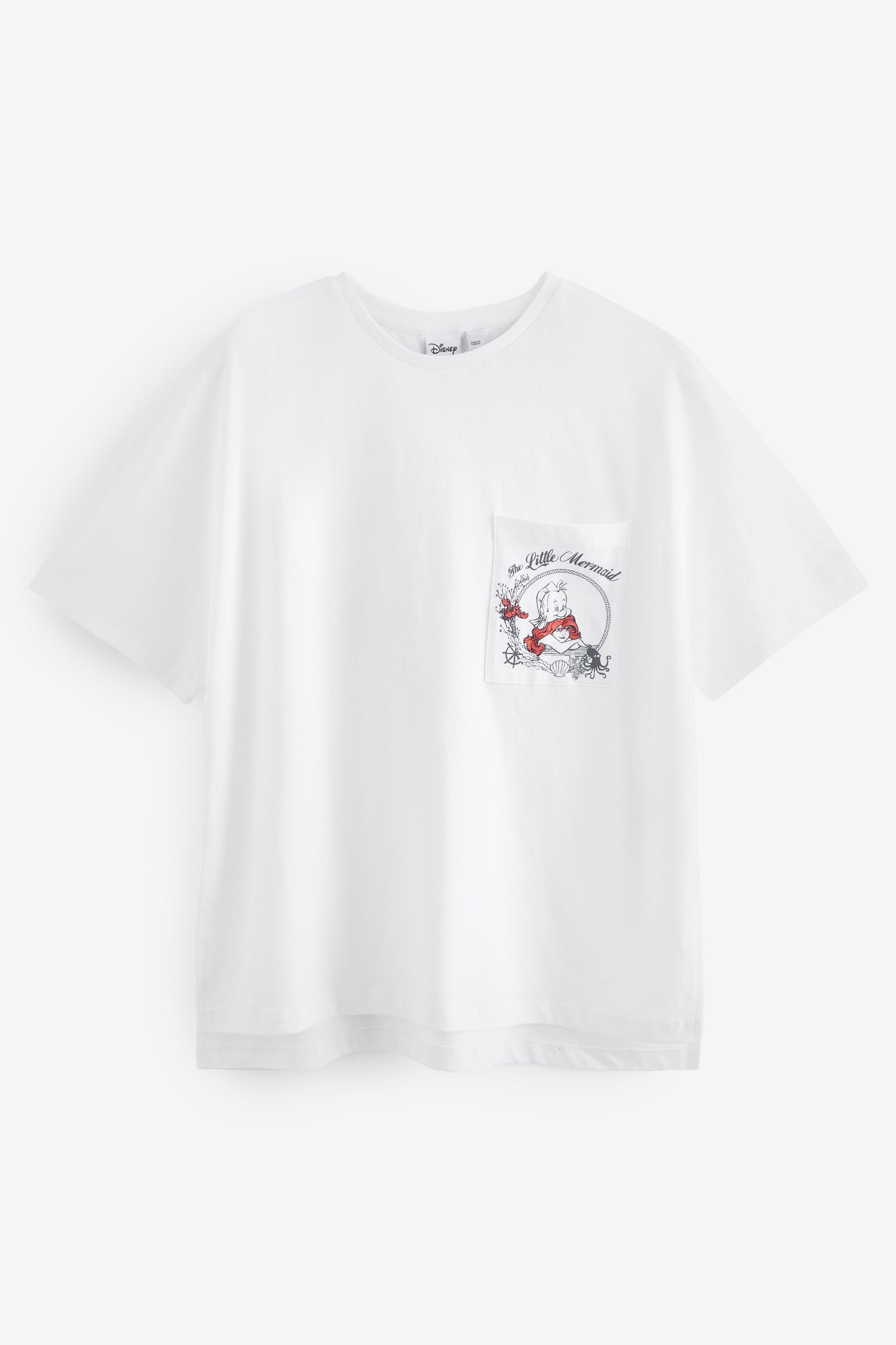 mit Little Mermaid Tasche T-Shirt (1-tlg) Next Lizenziertes T-Shirt