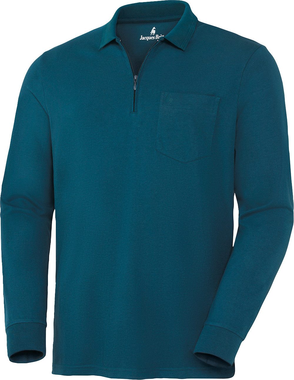 Langarm-Poloshirt
