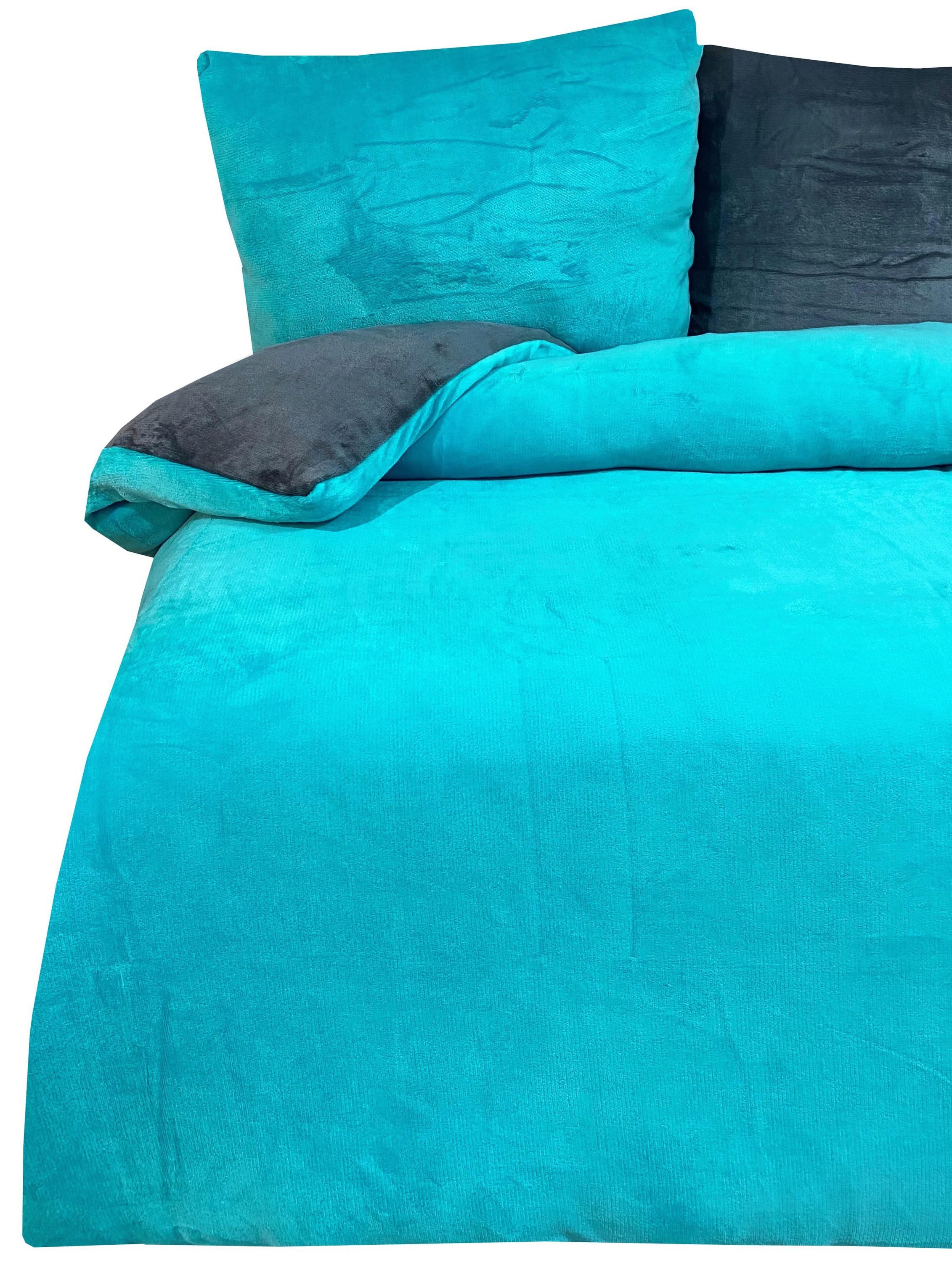 Leonado Vicenti Bettwäsche Winter Teddy Plüsch Cashmere Touch, Fleece, 2 te günstig online kaufen