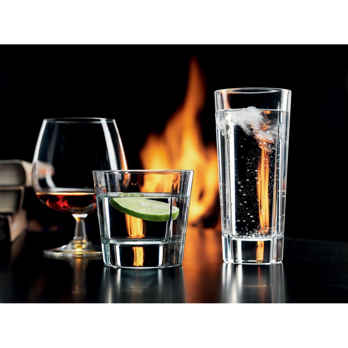 Rosendahl Longdrinkglas Grand Cru Longdrink Glas 4er Set, bleifreies Glas