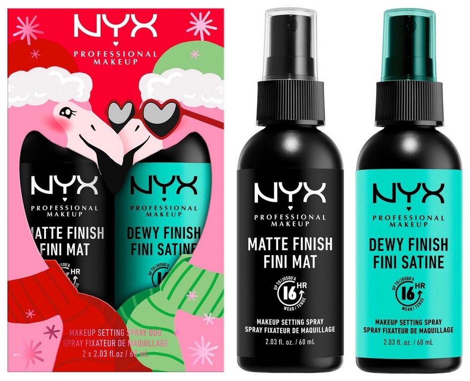 NYX Pflege-Set NYX Professional Makeup Setting Spray Duo Matte n Dewy