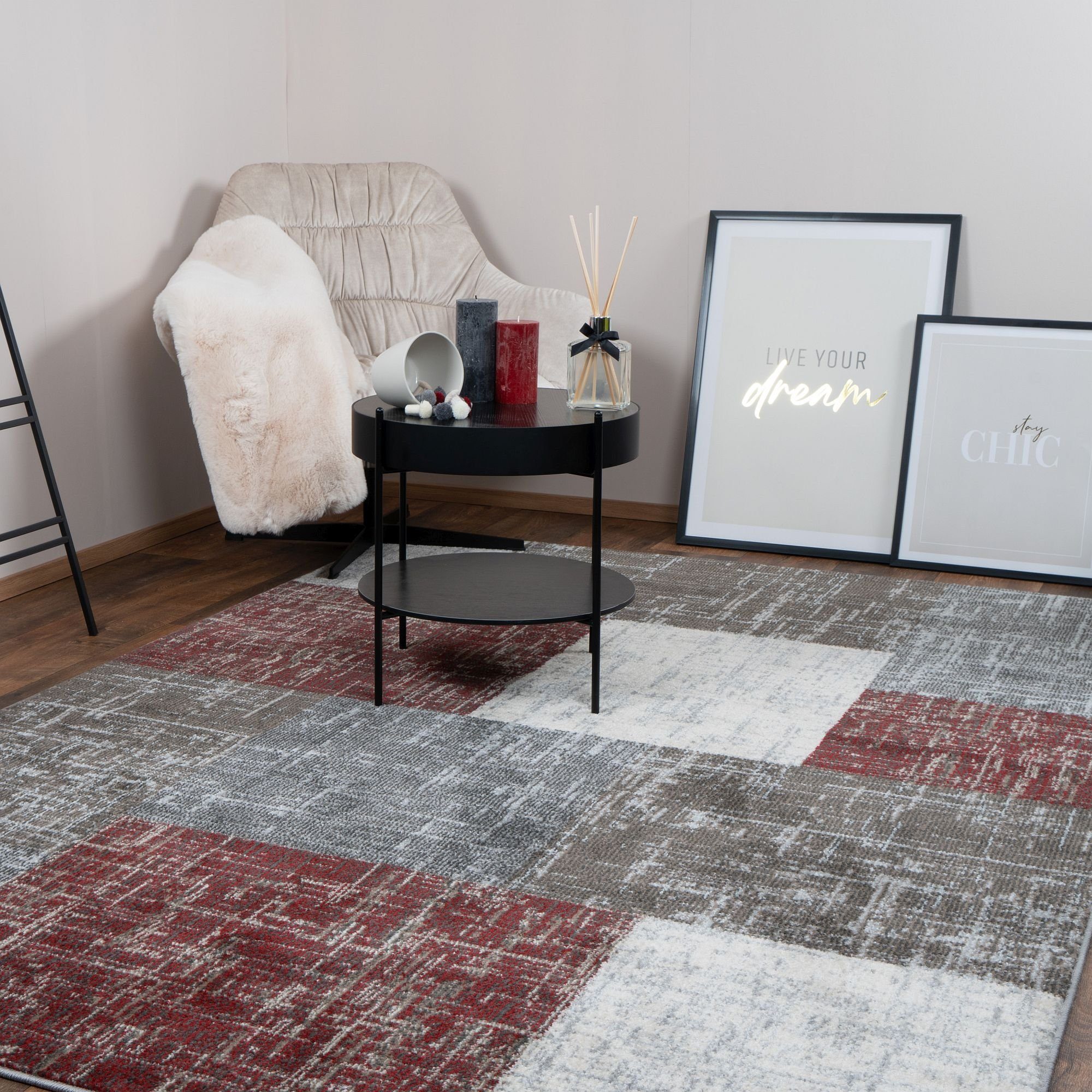Consilio Concept Designteppich MILANO Teppich Wohnzimmerteppich günstig online kaufen