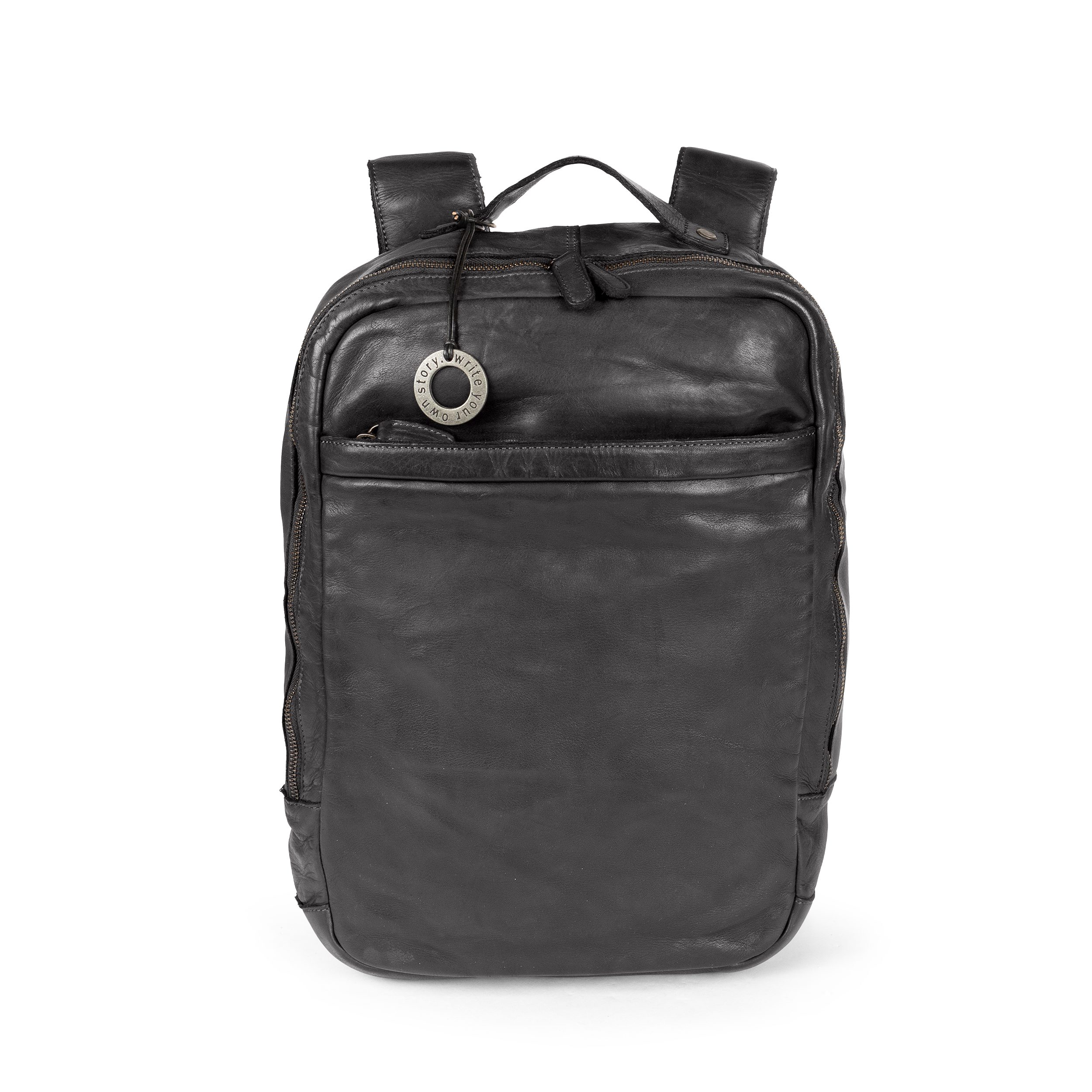 Cas8 Laptoprucksack Luke von Cas8 aus Echtleder für Beruf, Studium und Freizeit