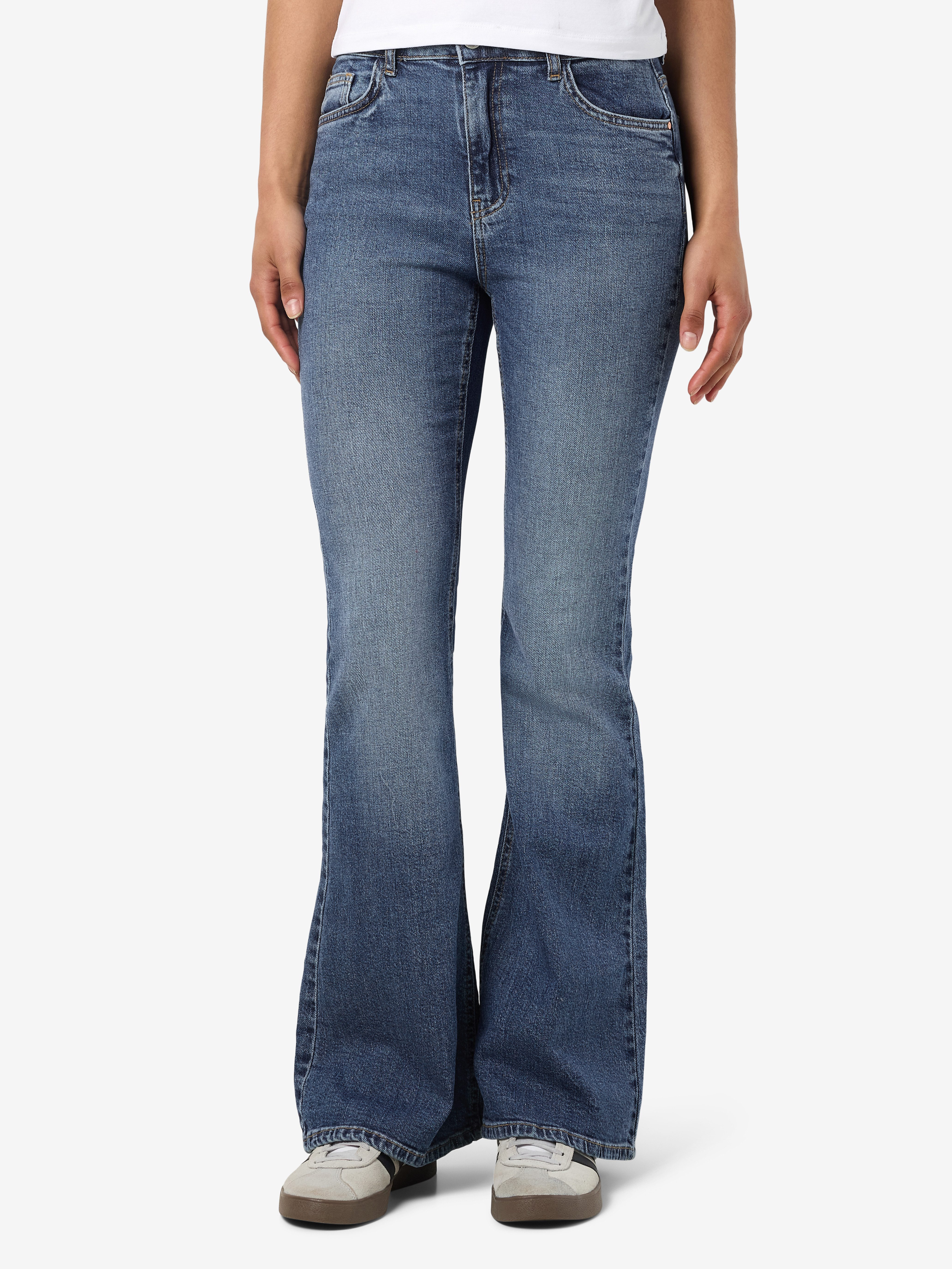 Noisy may Bootcut-Jeans NMKAREEN HW FLARE LEG JEANS AZ436MB NOOS