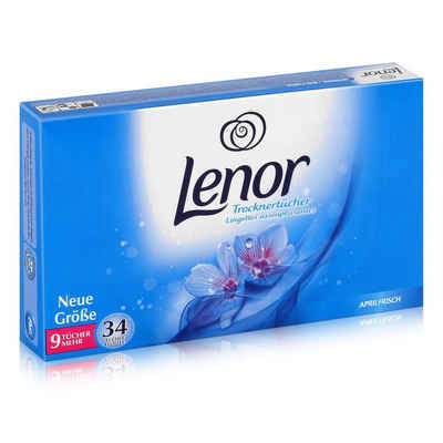 LENOR Lenor Trocknertücher Aprilfrisch 34 Tücher - Wäschepflege im Trockner Spezialwaschmittel