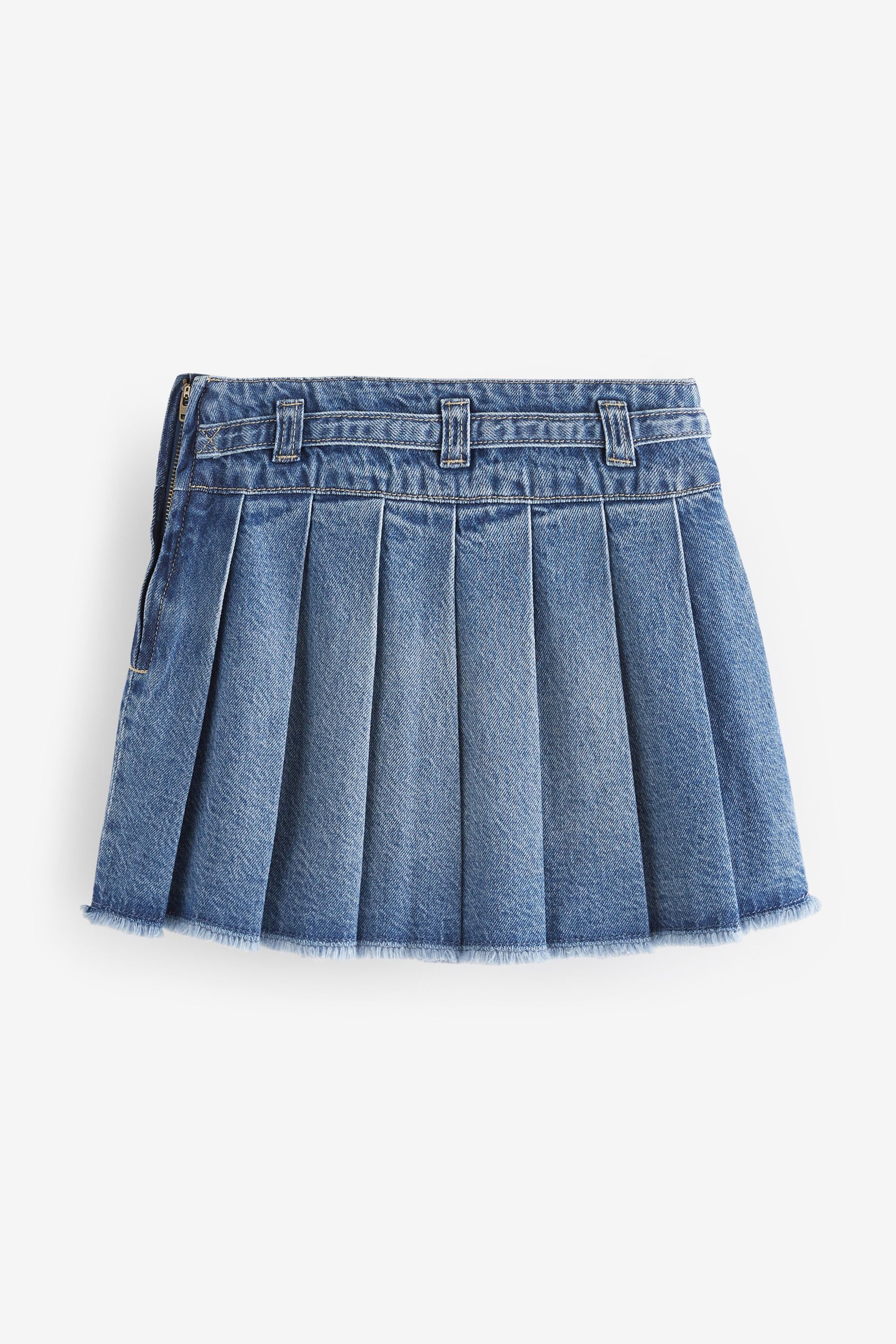 Next Jeansrock Denim-Rock mit Faltendetails (1-tlg)