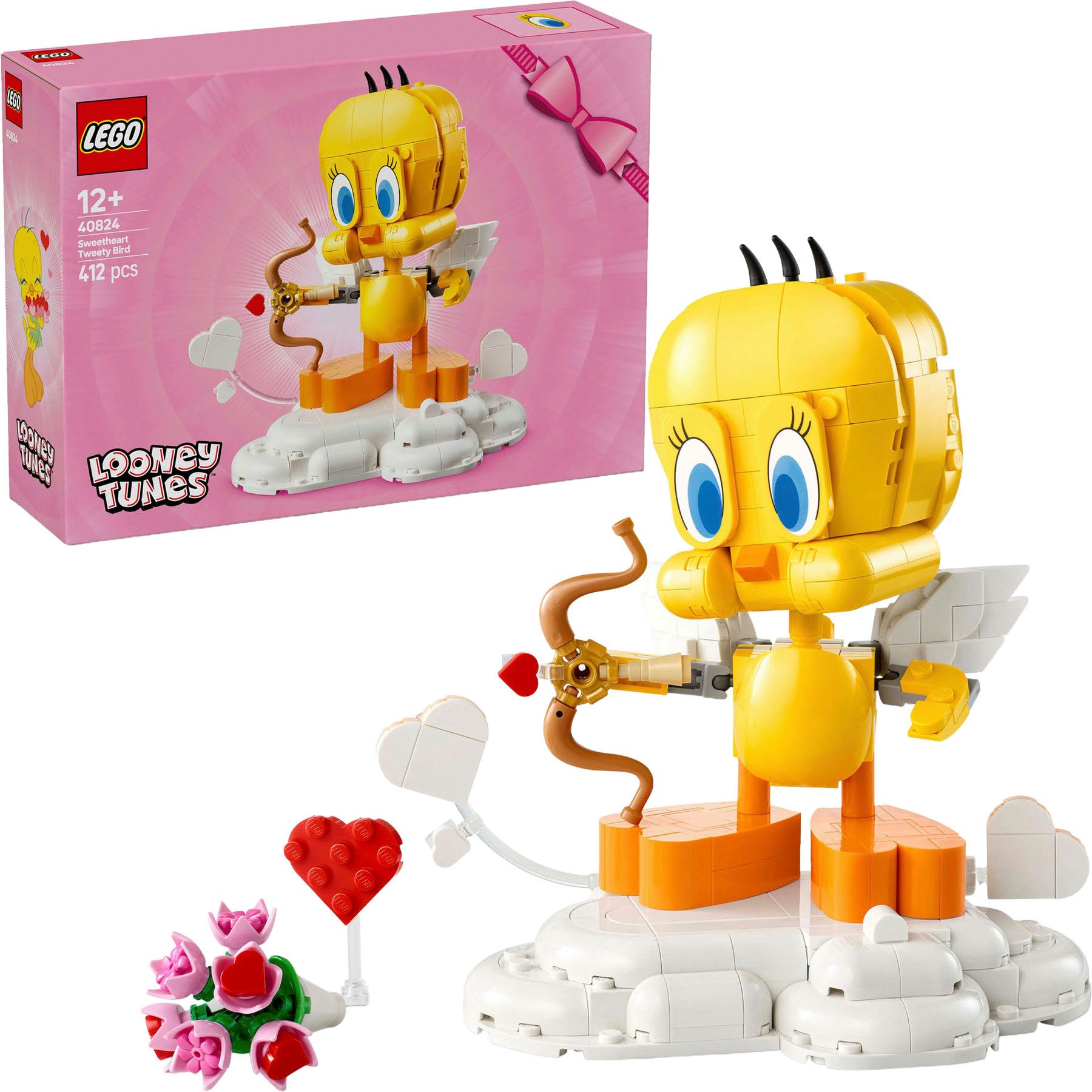 LEGO® Liebesbote Tweety (40824), LEGO Iconic Konstruktionsspielsteine, (412 günstig online kaufen