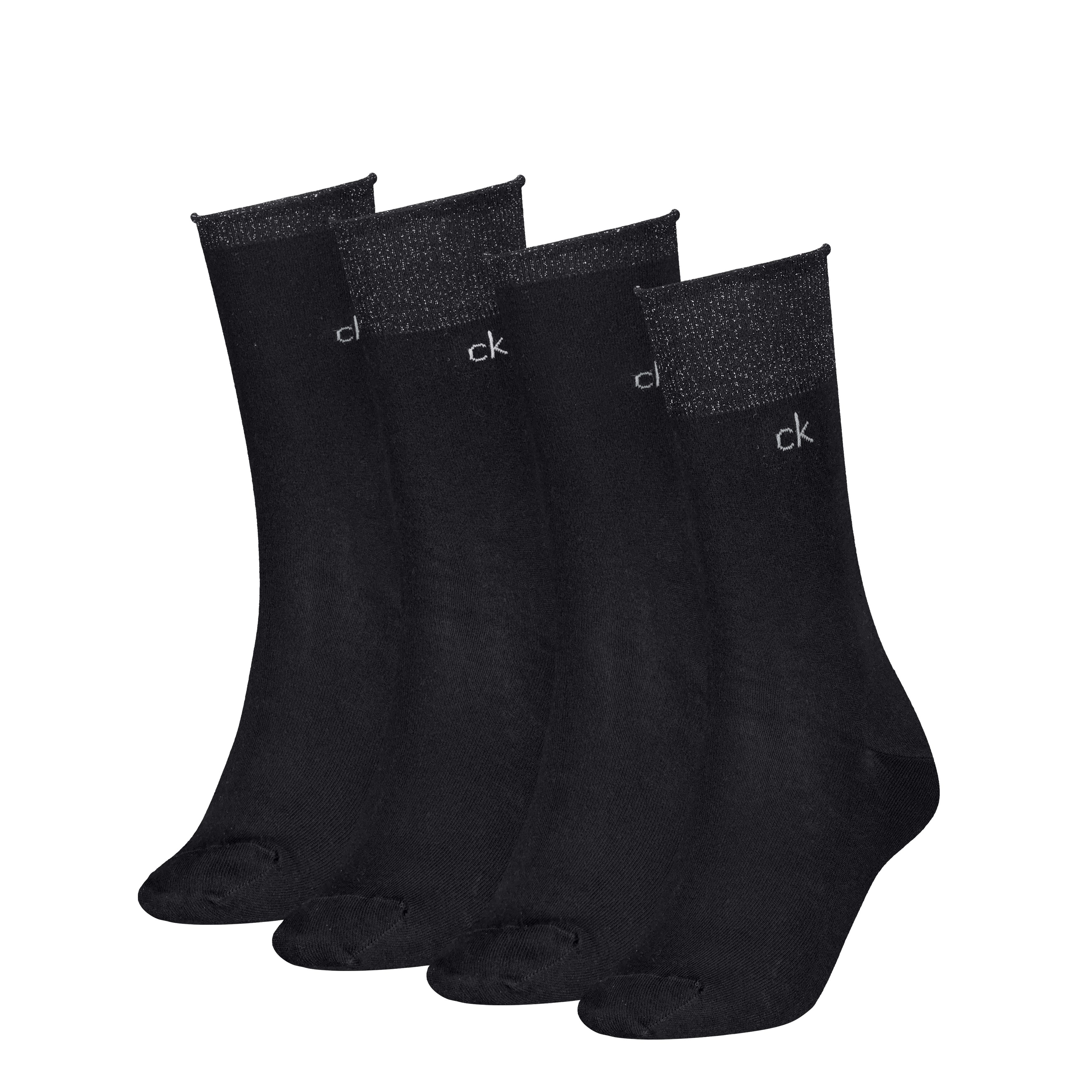 Calvin Klein Socken CK WOMEN SOCK 4P HOLIDAY PACK LUREX (4-Paar, 4er Pack) günstig online kaufen