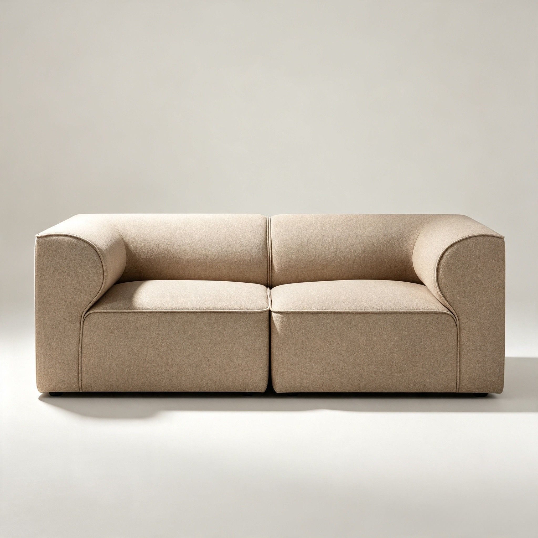 WILLIAMSPACE 2,5-Sitzer Tatyana Modulsofa 2-Sitzer – Massivholz, Kaltschaum, Frei kombinierbar
