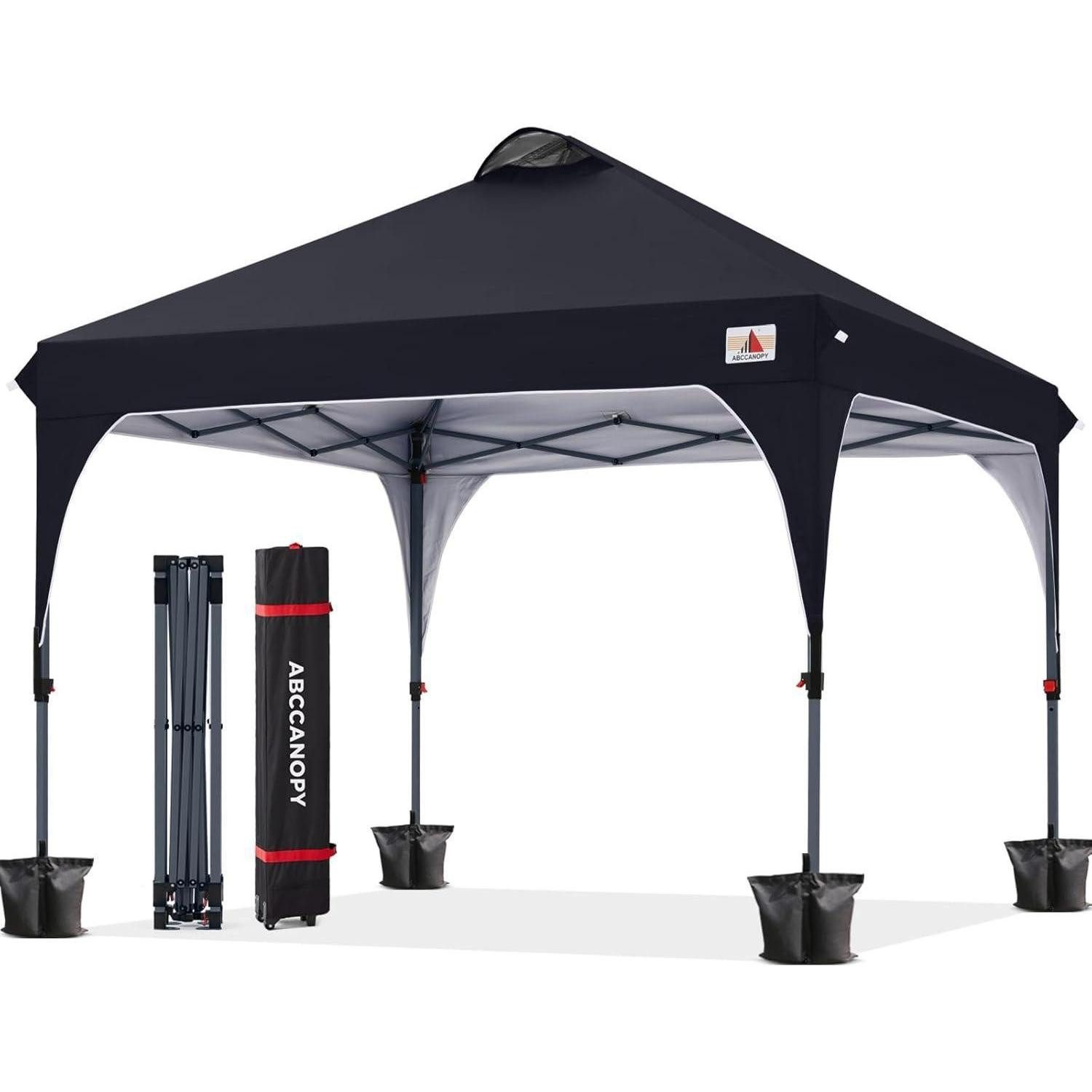 ABCCANOPY Faltpavillon 3x3M Pavillon wasserdicht Pop-Up Gartenpavillon Festival Sonnenschutz