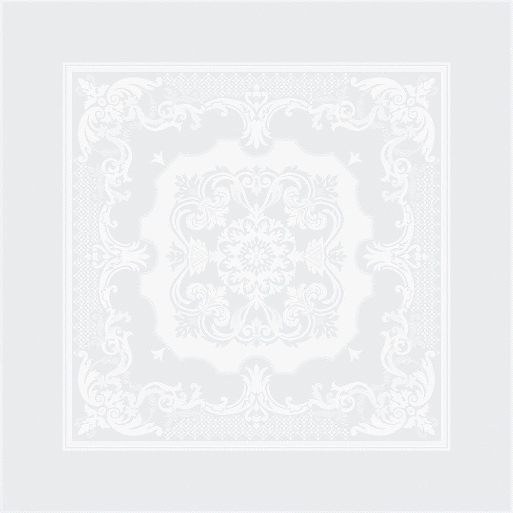 Stoffserviette Servietten (4x Set) Beauregard Blanc 55x55 cm