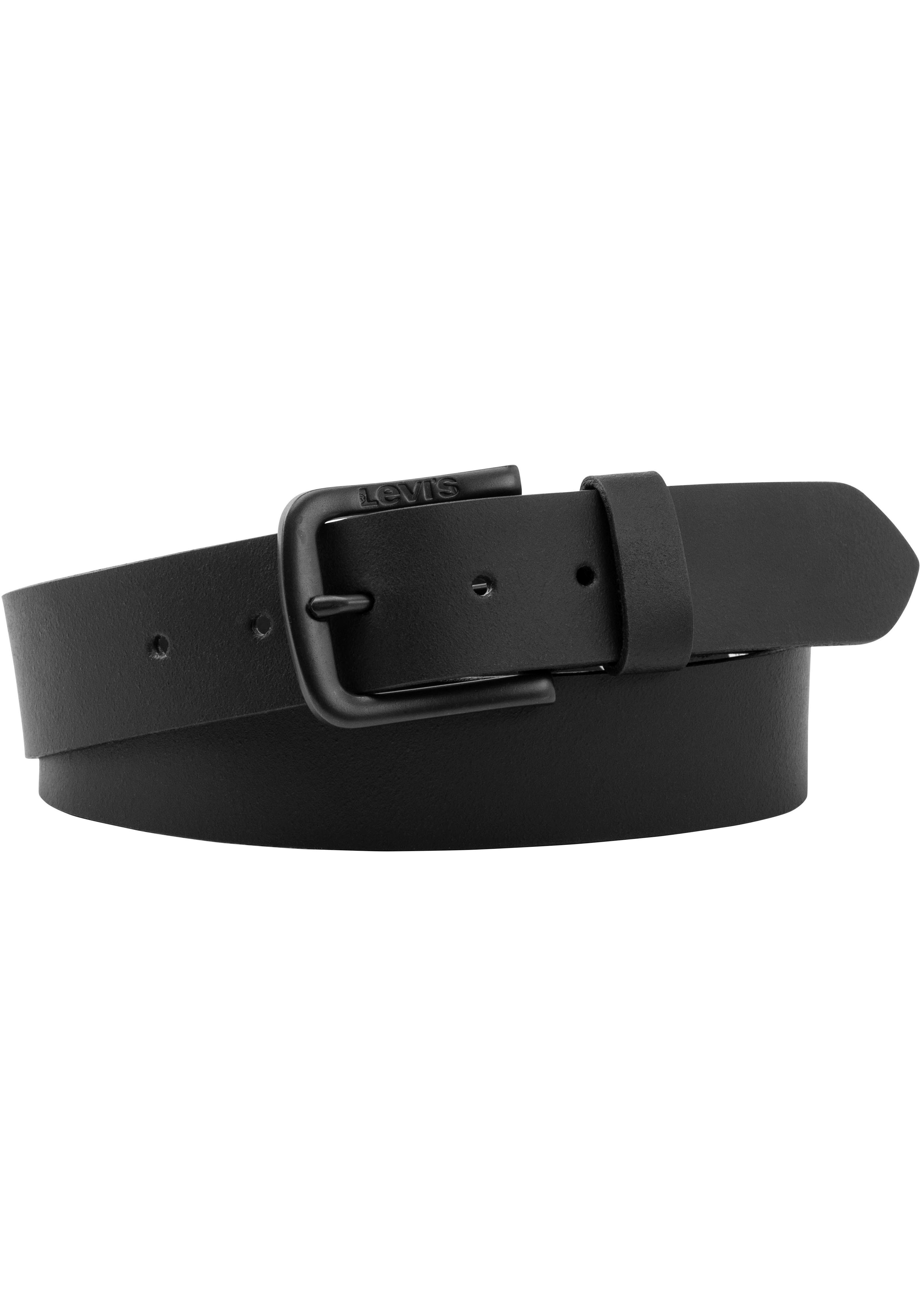 Levi's® Ledergürtel SEINE METAL GÜRTEL ADLER POINT METAL BELT schwarz | Gürtel