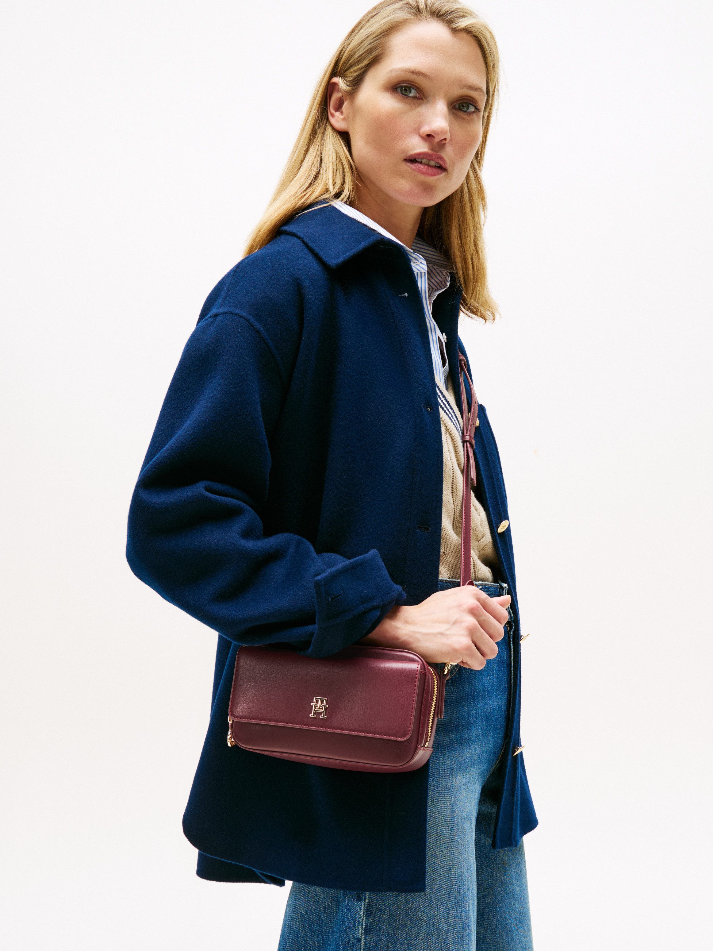 Tommy Hilfiger Mini Bag TH ICON CAMERA BAG, Damen Umhängetasche, Schulterta günstig online kaufen