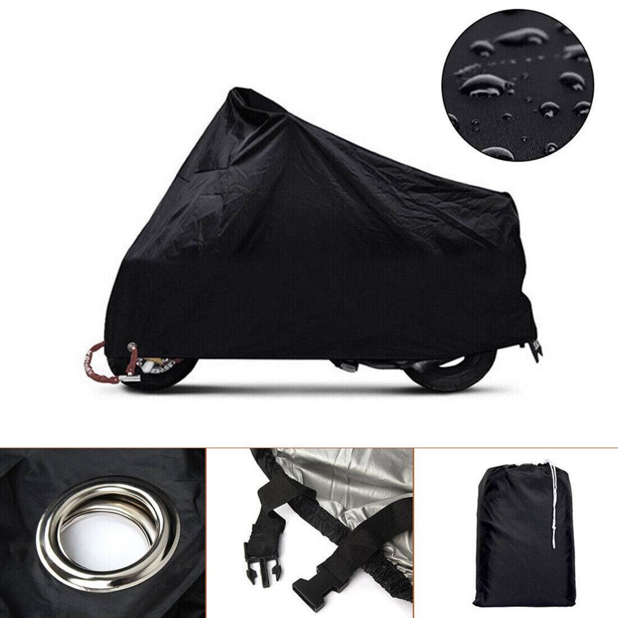 MC Star Fahrradschutzhülle Fahrradgarage Abdeckplane Fahrradabdeckung Für 2 Fahrräder (2-St)