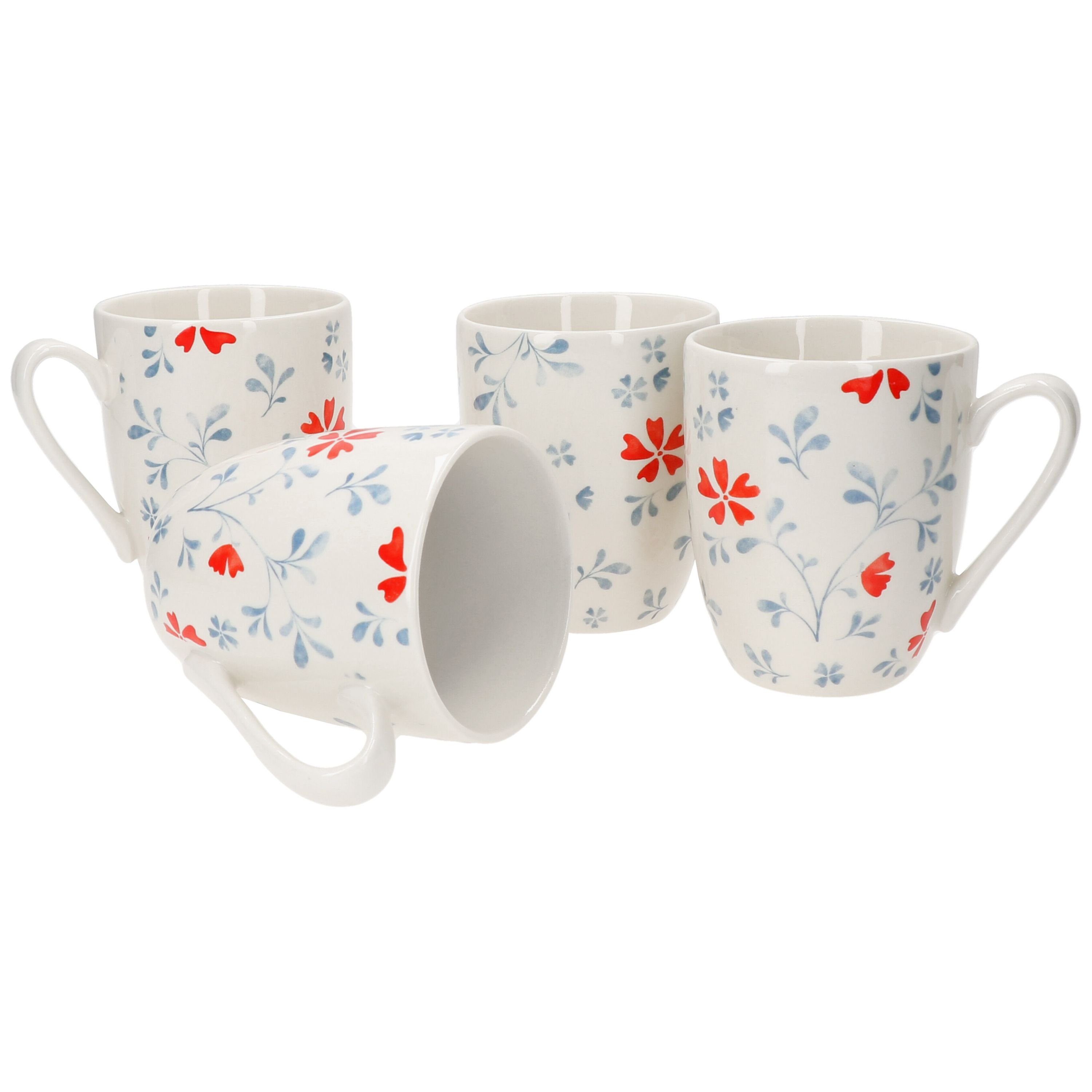 Ritzenhoff & Breker Кружки 4er Set Чашки Blume Blau Julia 330ml Ritzenhoff & Breker, Porzellan