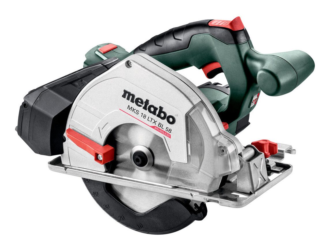 metabo Akku-Handkreissäge MKS 18 LTX BL 58, Metall Ohne Akku in metaBOX 340