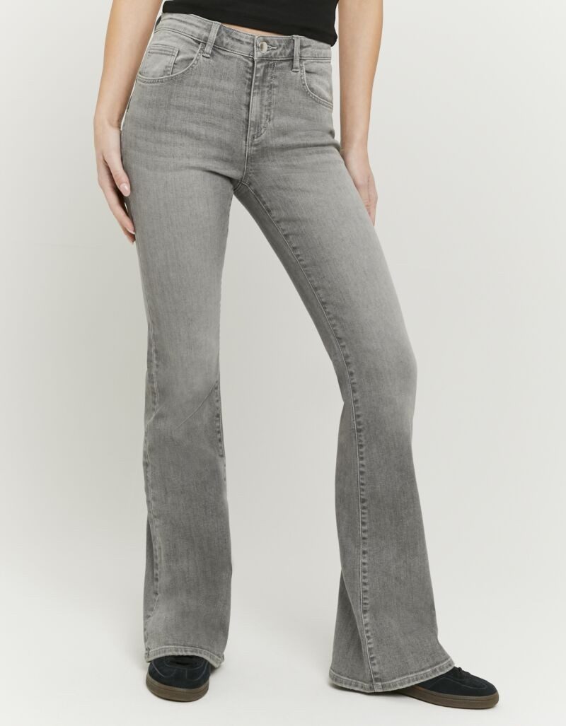 Tally Weijl Bootcut-Jeans SPADEELETRA2 Baumwollmischung, Mid Waist mit Flar günstig online kaufen