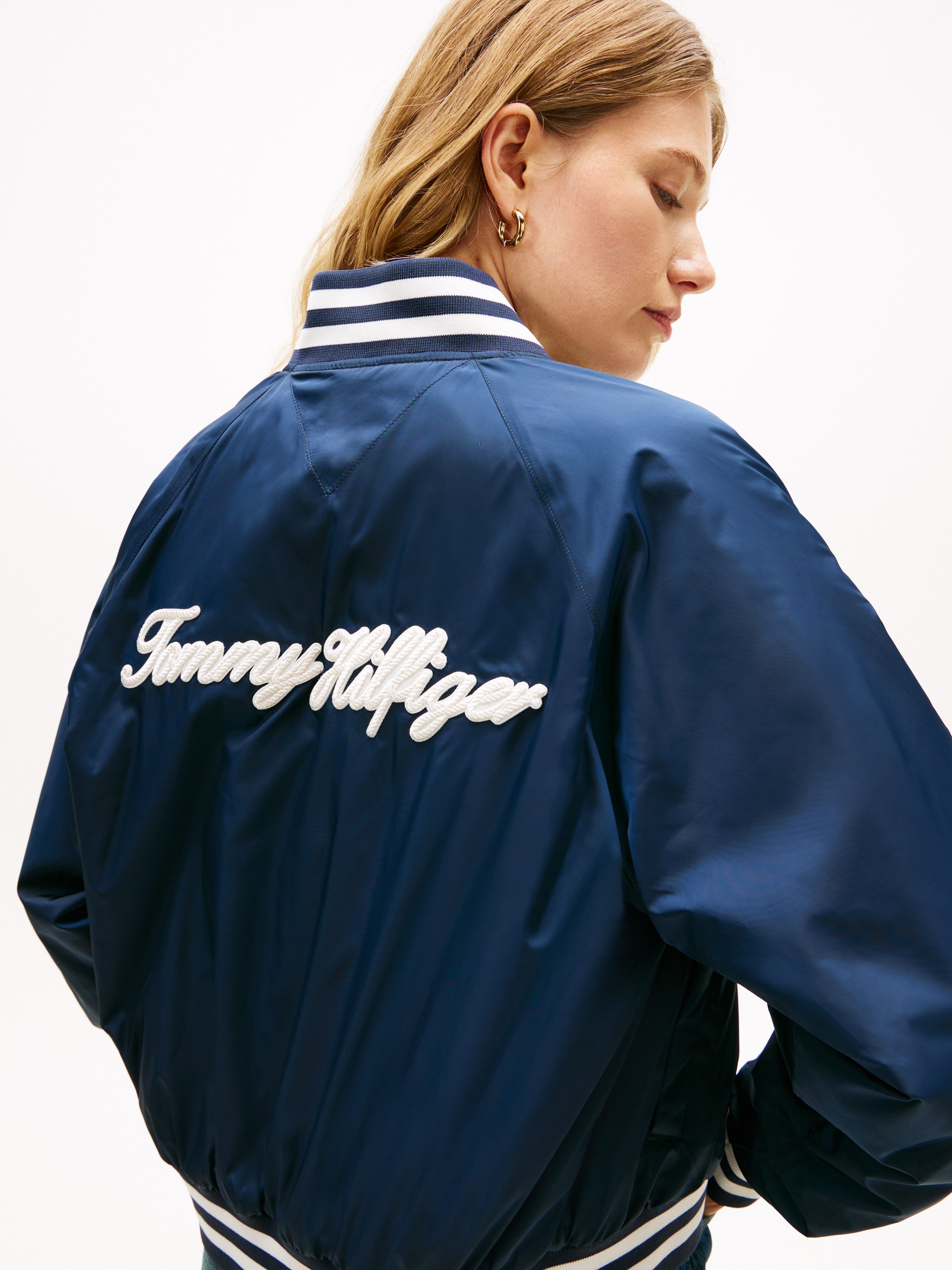 Tommy Hilfiger Bomberjacke VARSITY NYLON BOMBER mit Tommy Hilfiger-Branding