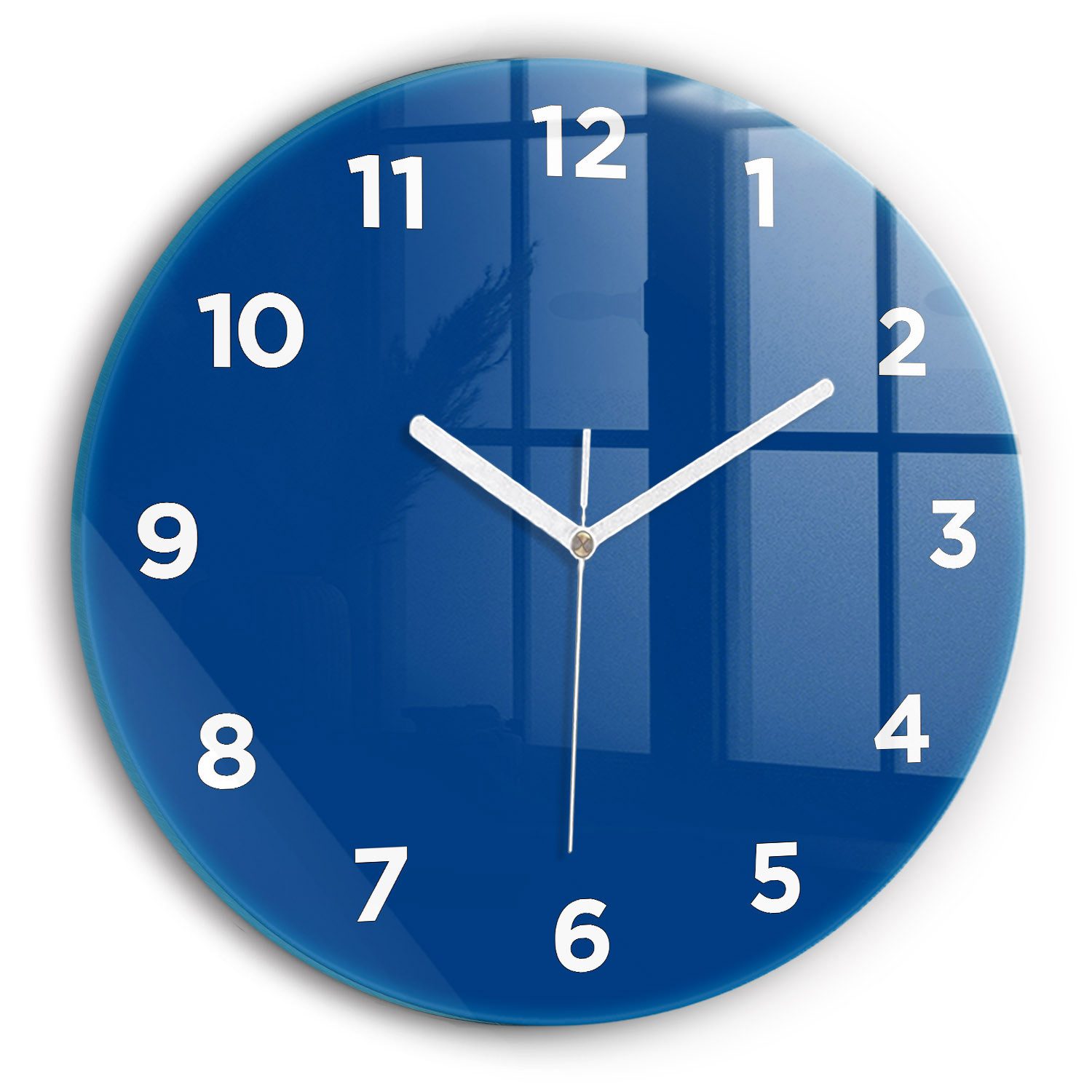 Tulup Wanduhr Wanduhr Glasrunde Uhr Moderne günstig online kaufen