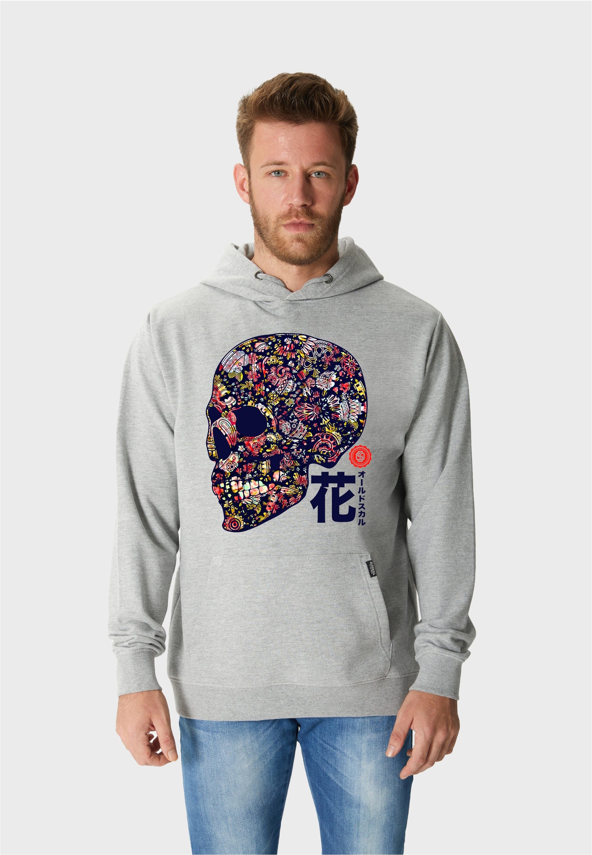 Oldskull Kapuzensweatshirt Xtreme Vivid Skull (1-tlg) mit coolem Print