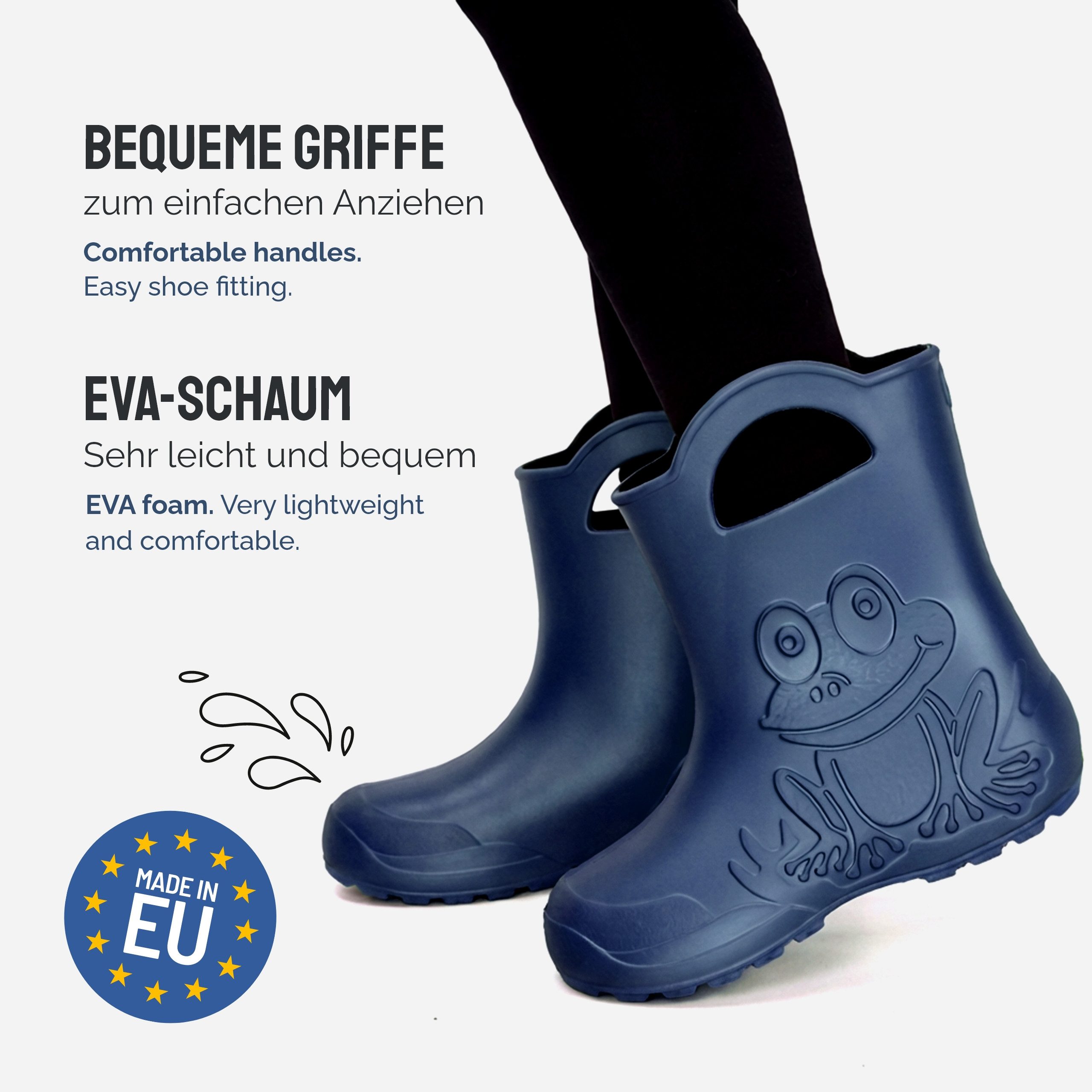 Ladeheid EVA Regenschuhe für Frauen LA-CA-09 Gummistiefel