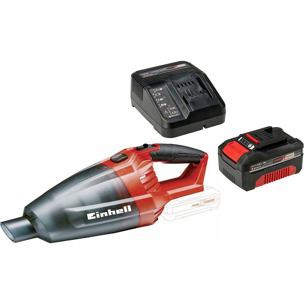 Einhell Handstaubsauger Power X-Change inkl. 4 Ah Akku + Ladegerät 1538551+1668363, inkl. Akku