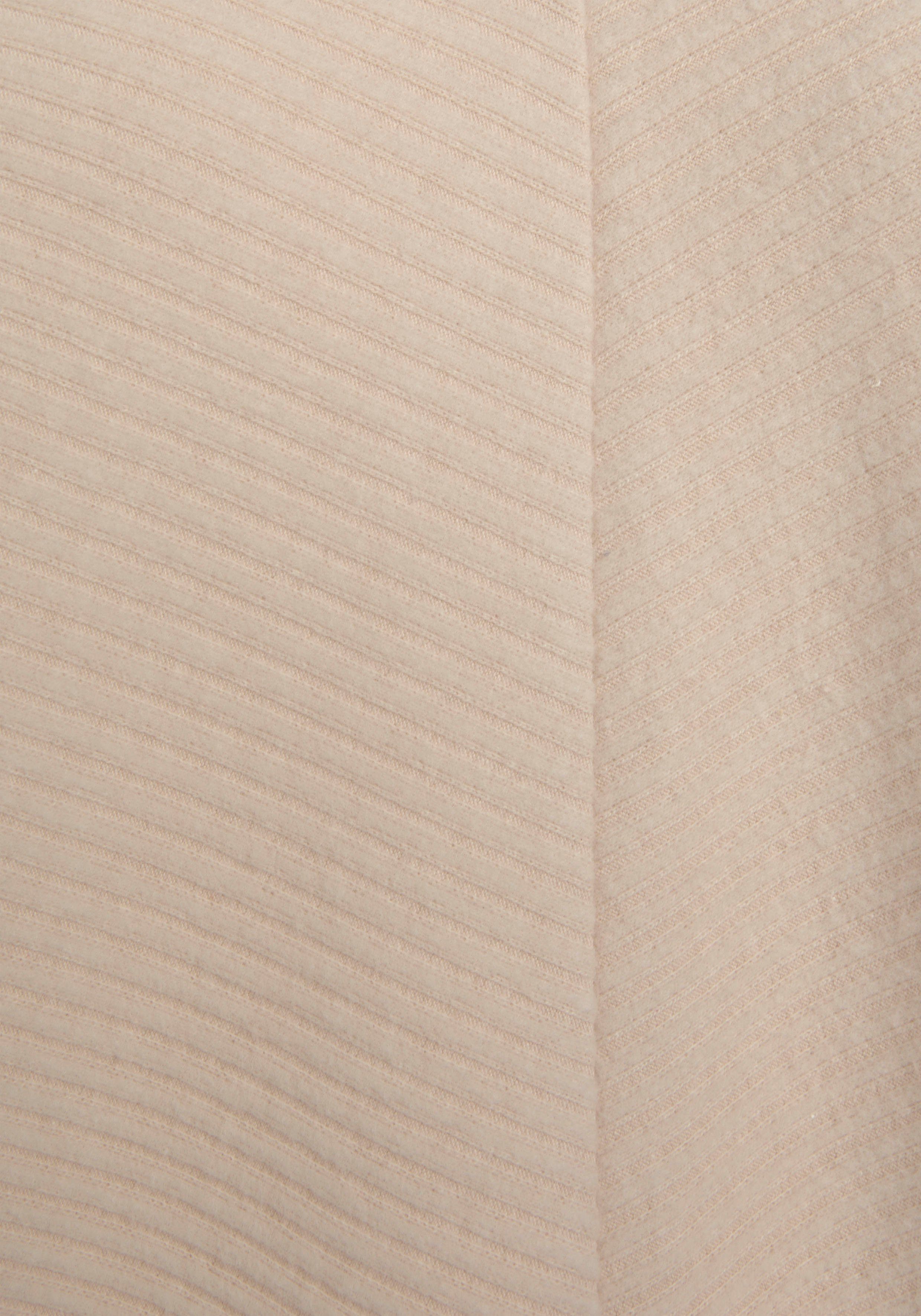 s.Oliver Sweatkleid Langarmkleid aus Ripp-Qualität mit Teilungsnaht, Loungewear