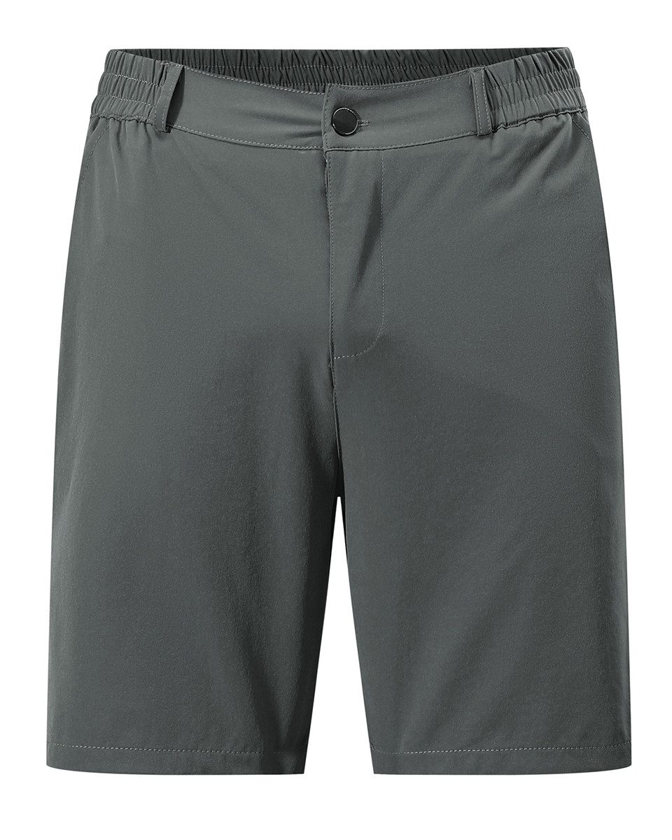 Allthemen Shorts Herren Business-Shorts in Unifarben mit seitlichem Gummizug
