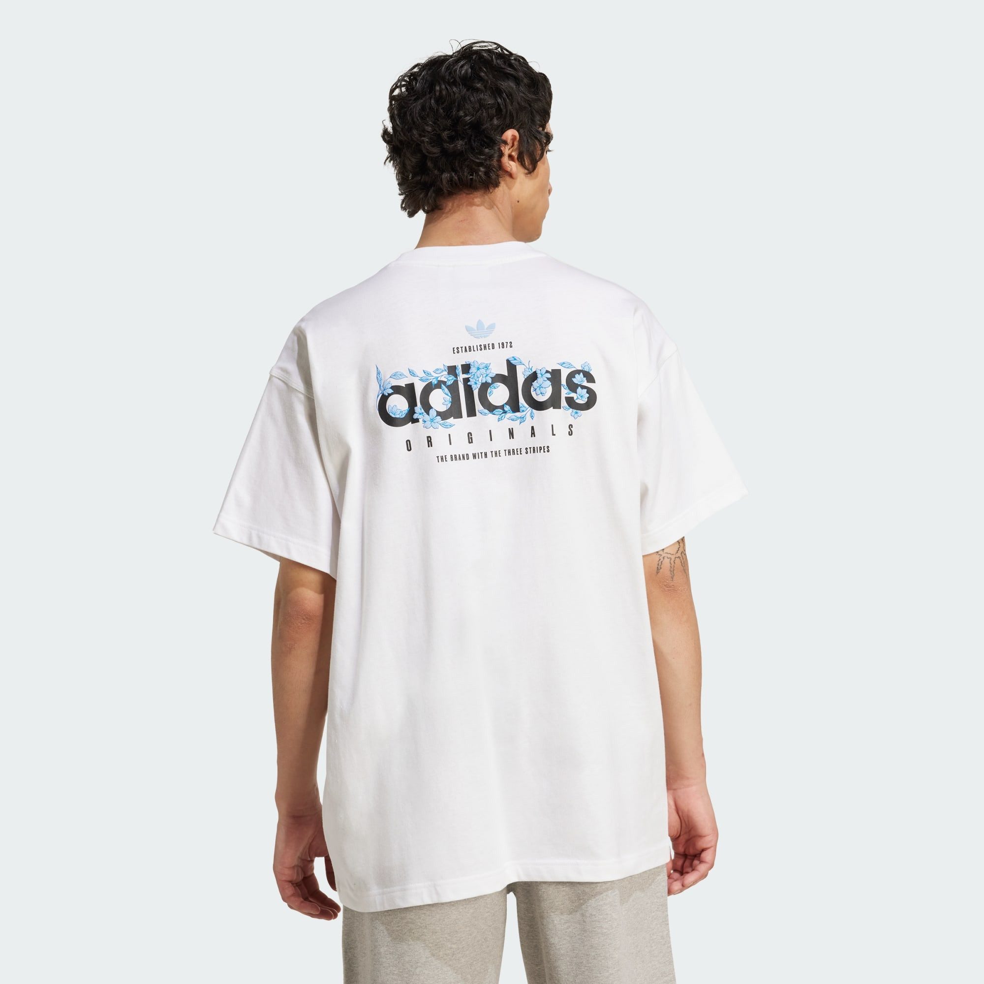 adidas Originals T-Shirt FLORALS LOGO OVERSIZED günstig online kaufen